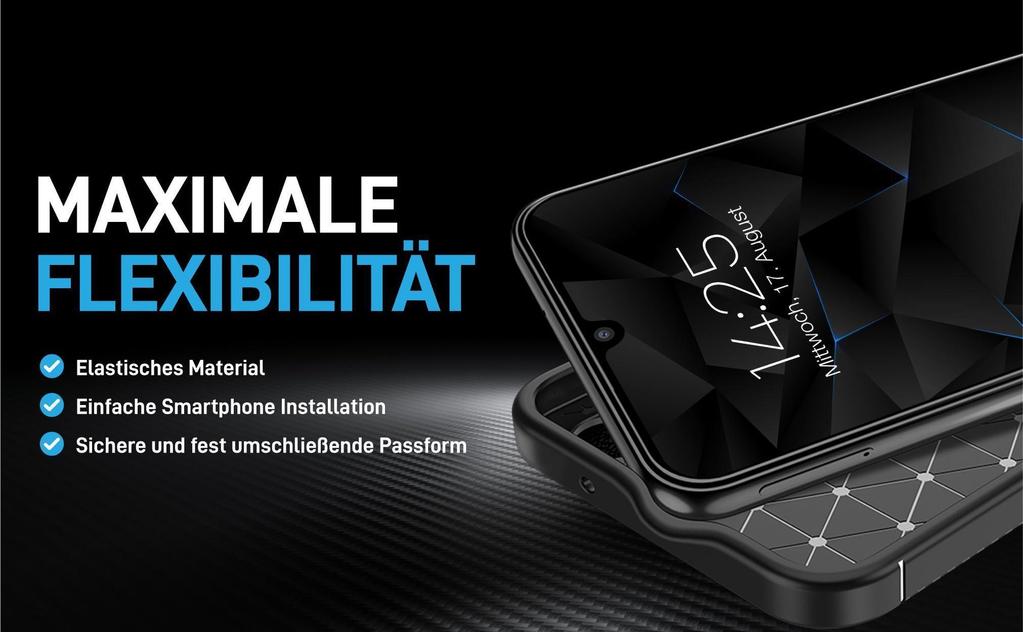 Flexbiles Smartphone Cover für Samsung Galaxy A17 / A17 5G mit perfekter Passform