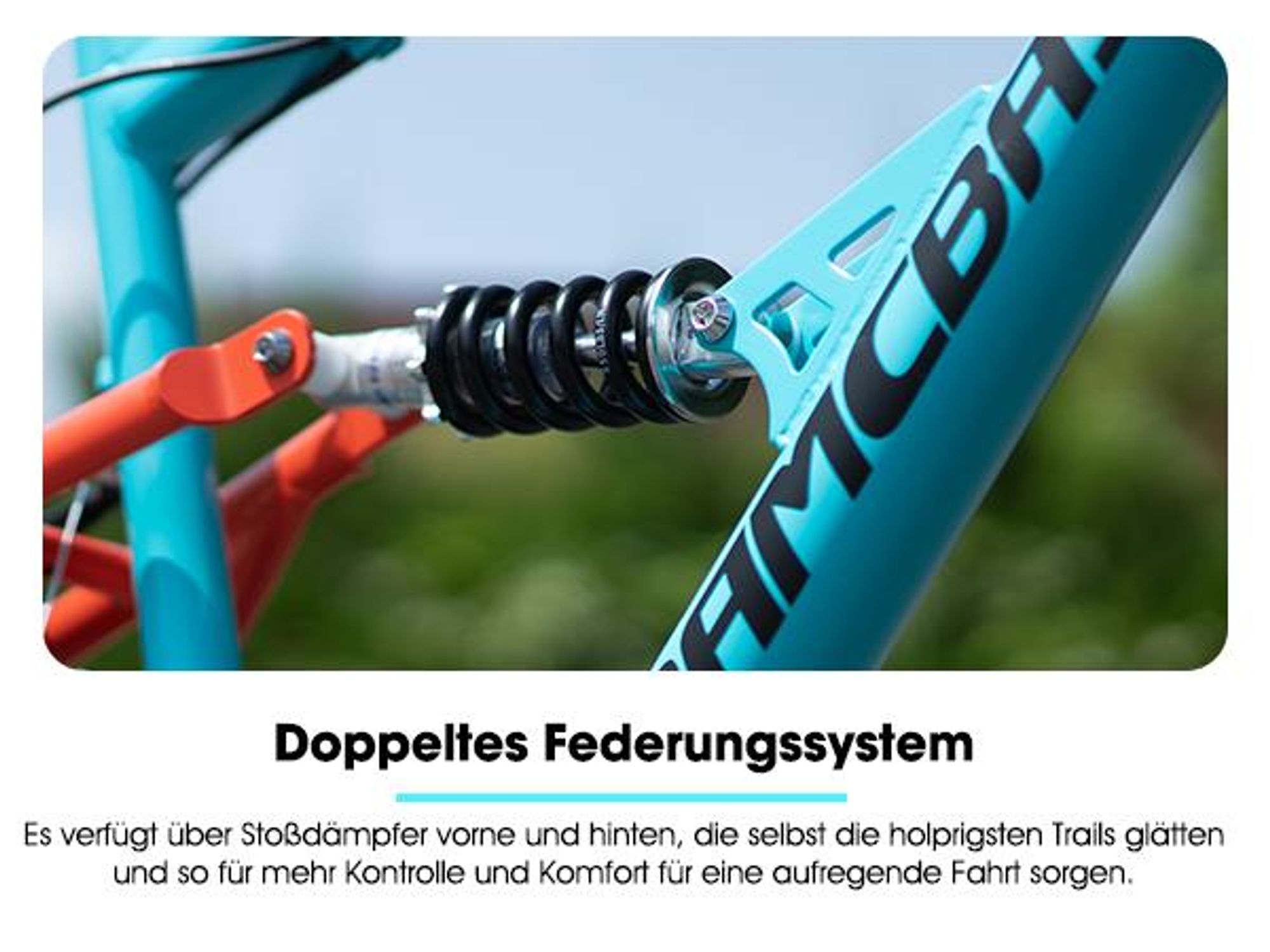 Hiland 26 Zoll Vollfederung Herren Damen Mountainbike, 18 Speed MTB Fahrrad, Mountainbike für Männer Frauen Jugendliche, Schwarz