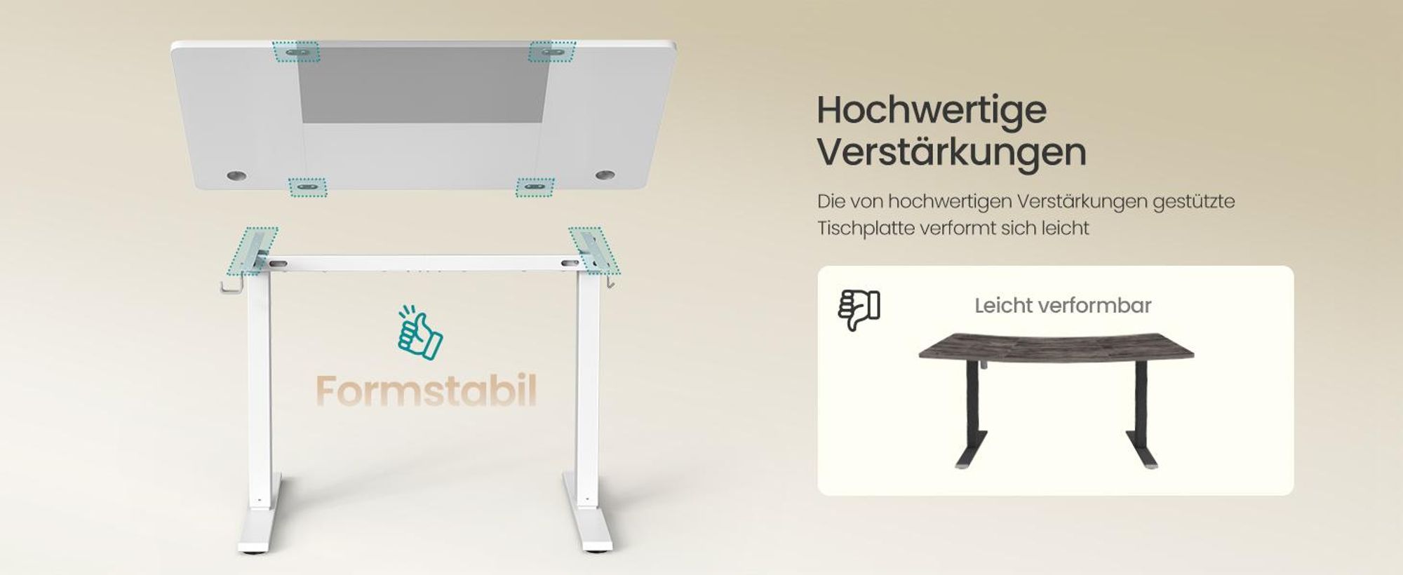 SONGMICS Höhenverstellbarer Schreibtisch elektrisch 120cm, stufenlos verstellbar, USB-A-Anschluss, Memory-Funktion mit 4 Höhen
