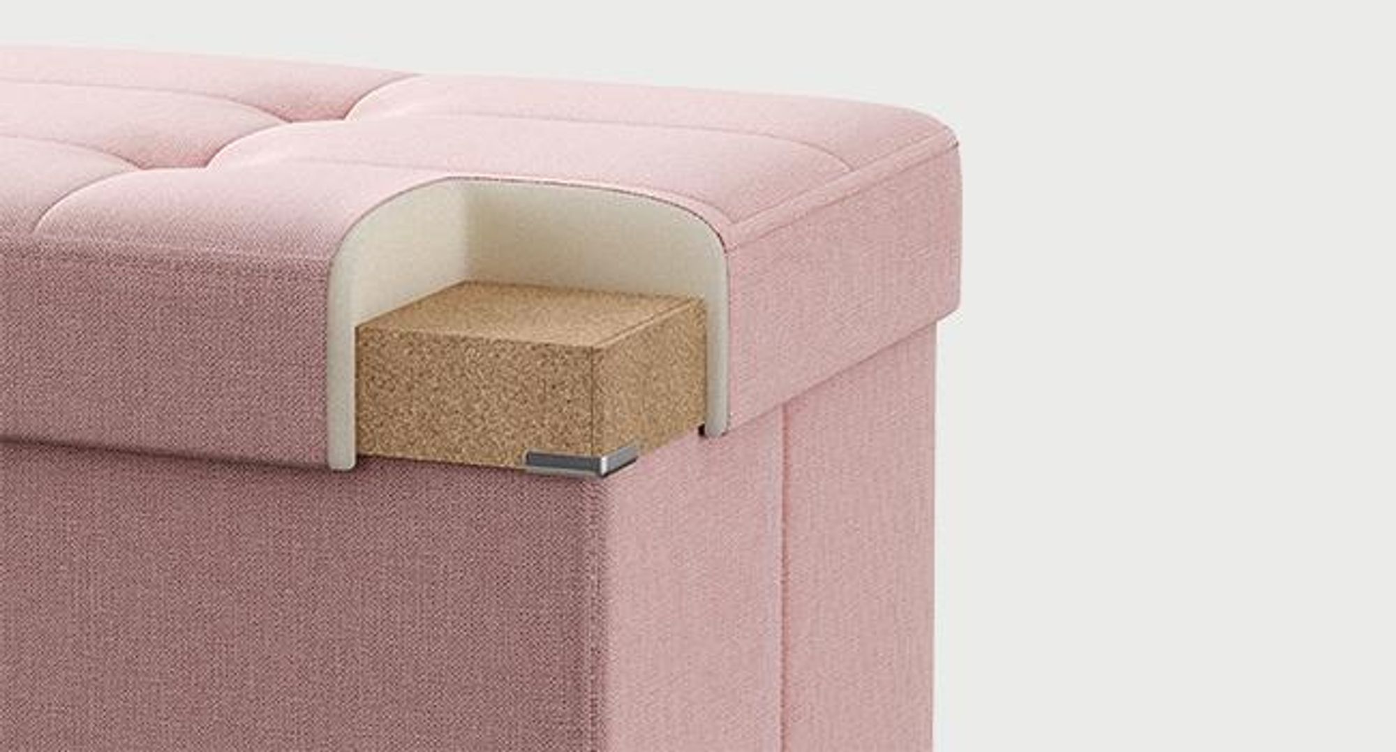 SONGMICS Sitzhocker mit Stauraum, klappbare Sitzbank, 38 x 110 x 38 cm Fußbank, Aufbewahrungsbox, bis 300 kg belastbar, für Wohnzimmer Schlafzimmer