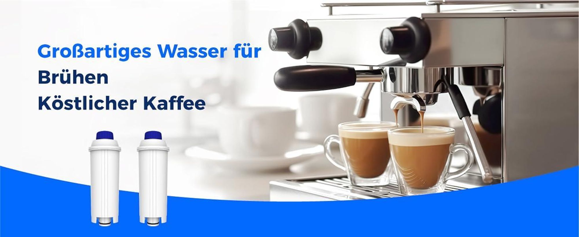 Waterdrop Kaffee Filter, Kompatibel mit DeLonghi DLSC002 9310926 SER3017 5513292811 und Verschiedener Modelle von ECAM, ESAM (10)
