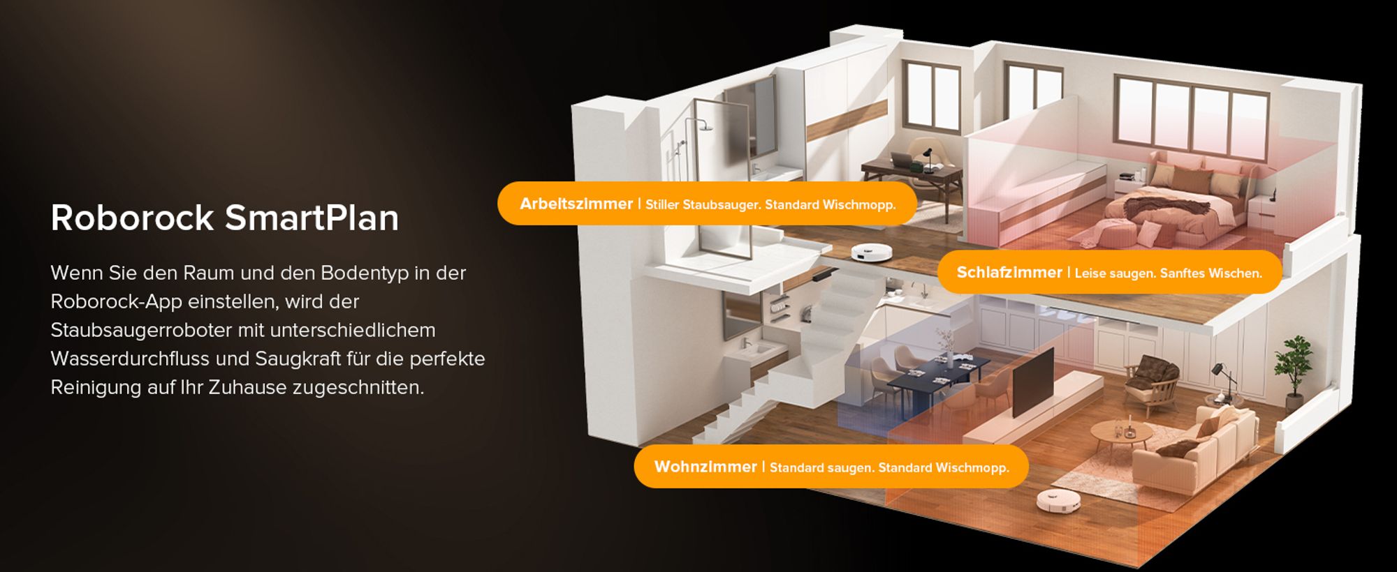 Roborock Qrevo S5V Staubsauger Roboter 12.000 Pa (Upgrade von S7 Pro Ultra), Zero-Tangle System, Multifunktions-Dock,PreciSense-LiDAR-Navigation, Weiß