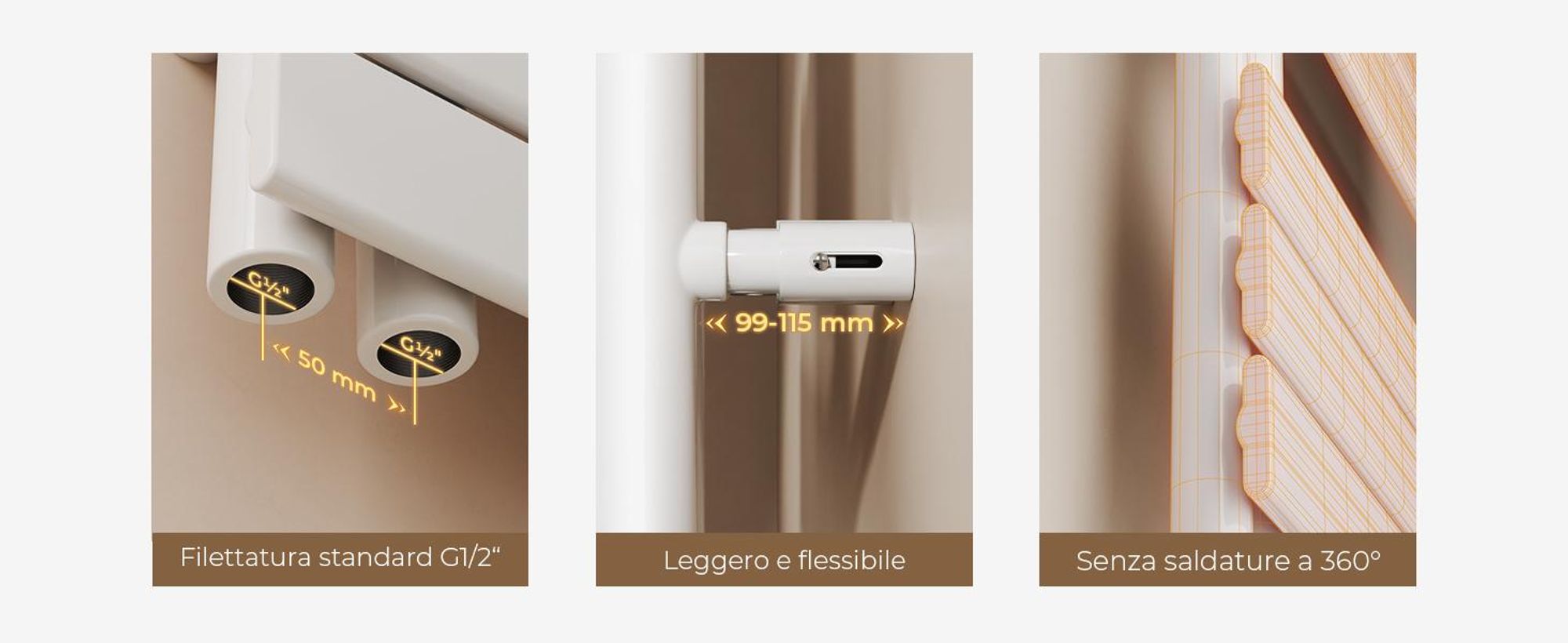 S'AFIELINA 762x400mm radiatore bagno design radiatore asciugamani bianco pannello piatto attacco laterale radiatore per bagno asciugamani 342 Watt