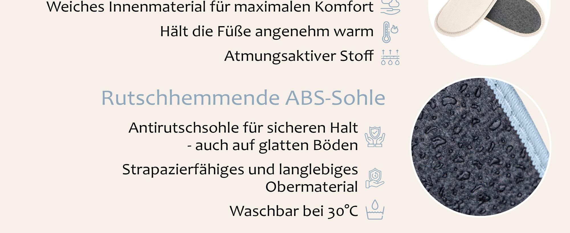 ONVAYA® Premium Gästehausschuhe Set Regenbogen | Waschbare Gästepantoffeln Rutschfest & Komfortabel | 5 Paar stilvolle Hausschuhe für Gäste | Slipper