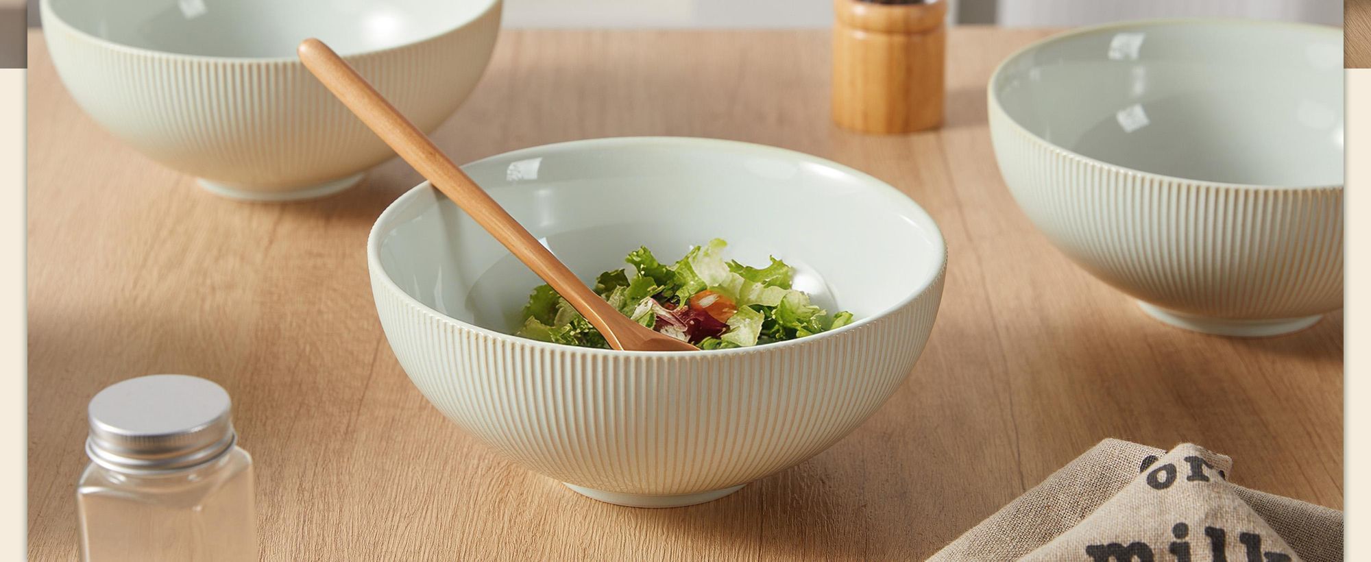 Schüssel Set 6er Ø20 cm Keramik Suppenschüssel Suppenschalen Salatschüssel Müslischalen Suppenteller 6personen mikrowellenfest spülmaschinenfest