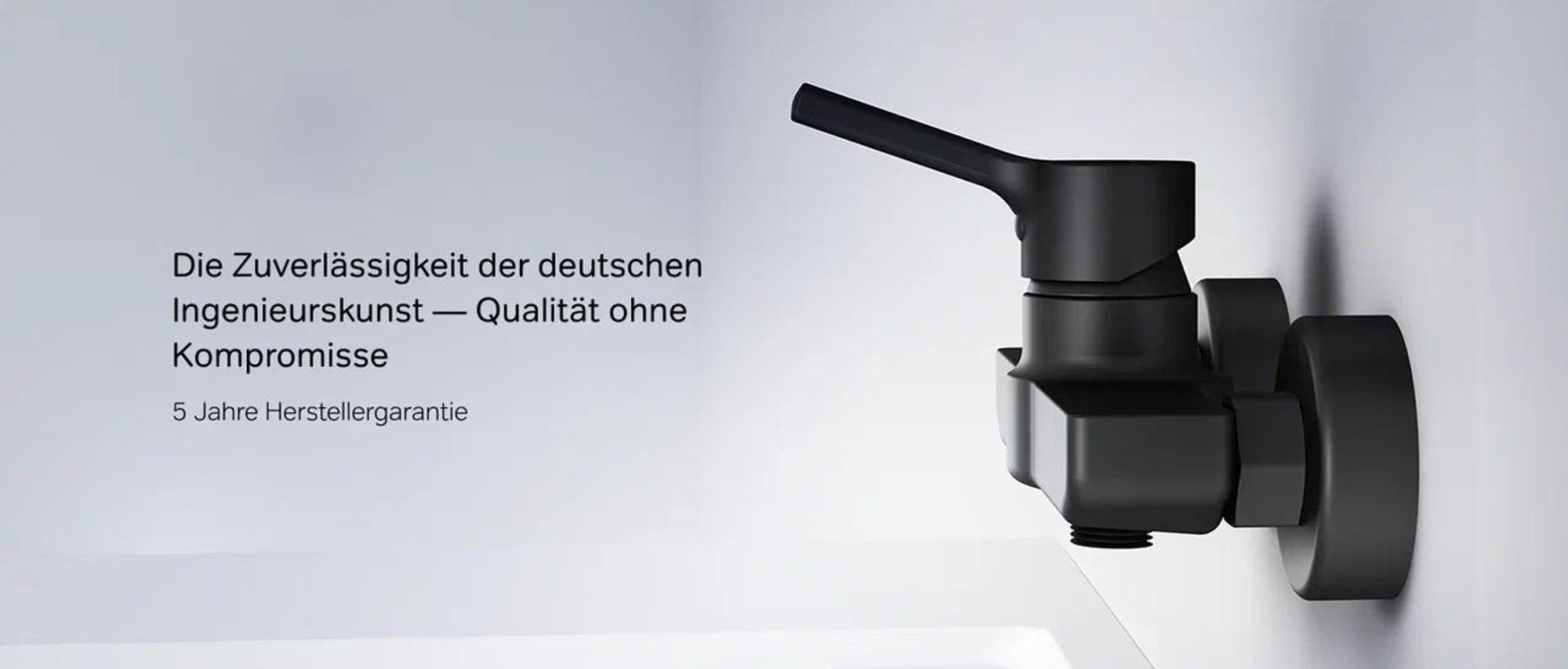 AM.PM Duscharmatur Einhebel Brausebatterie Schwarz Armatur Mischbatterie Brausearmatur Brausebatterie Wasserhahn Bad Mischbatterie Dusche