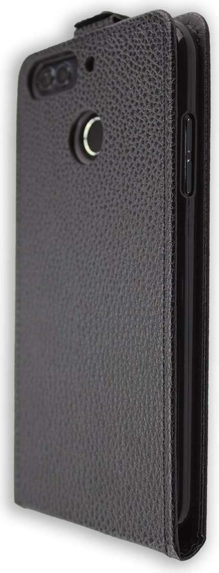 caseroxx Schutz Tasche Hülle Flip Cover kompatibel mit Archos Sense 55DC, Smartphone Tasche Flip Cover in schwarz Bild 1