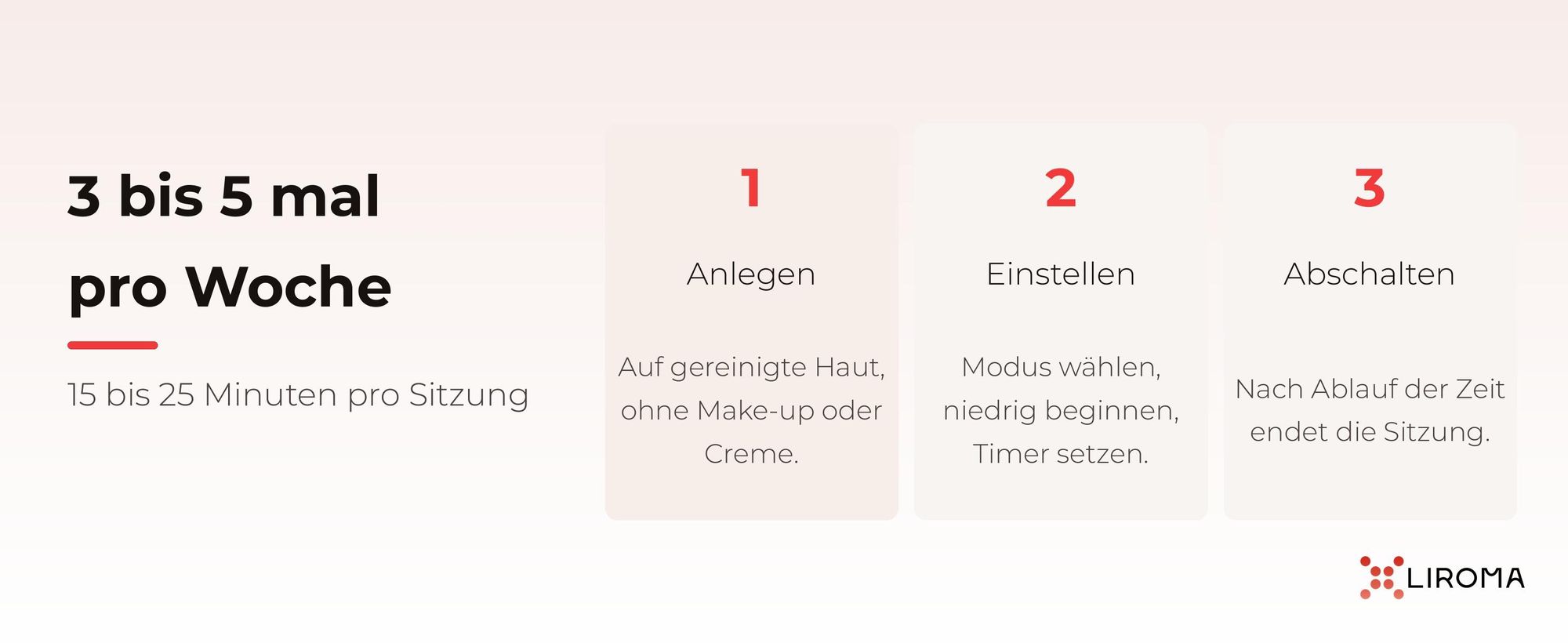 LIROMA® GLOW LED-Gesichtsmaske mit 114 Triple-Chip-LEDs, Rotlicht 630 nm, Blaulicht 420 nm & Nahinfrarot, kabellos mit Akku, Fernbedienung, Silikon
