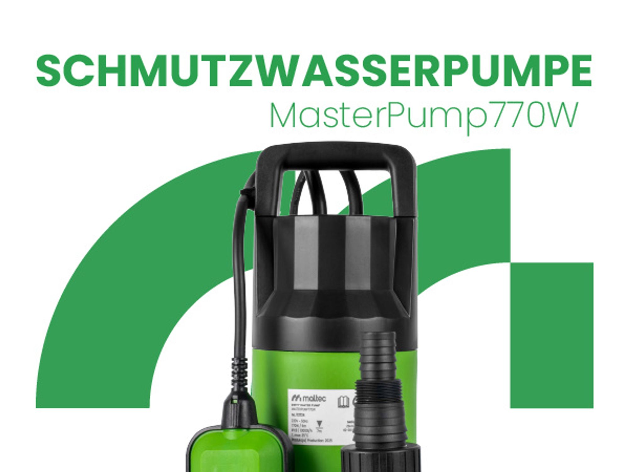 Tauchpumpe Abflusswasserpumpe mit Induktionsmotor