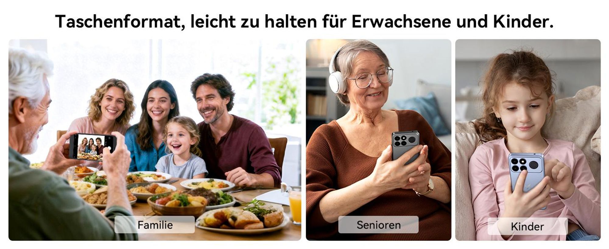 2026 NOTE 10 Ohne Vertrag 4G Seniorenhandy, 2900mAh, 12+32GB/512GB, Face ID, Geschenk, kratzfest, Augenschutz, Einfach zu bedienen
