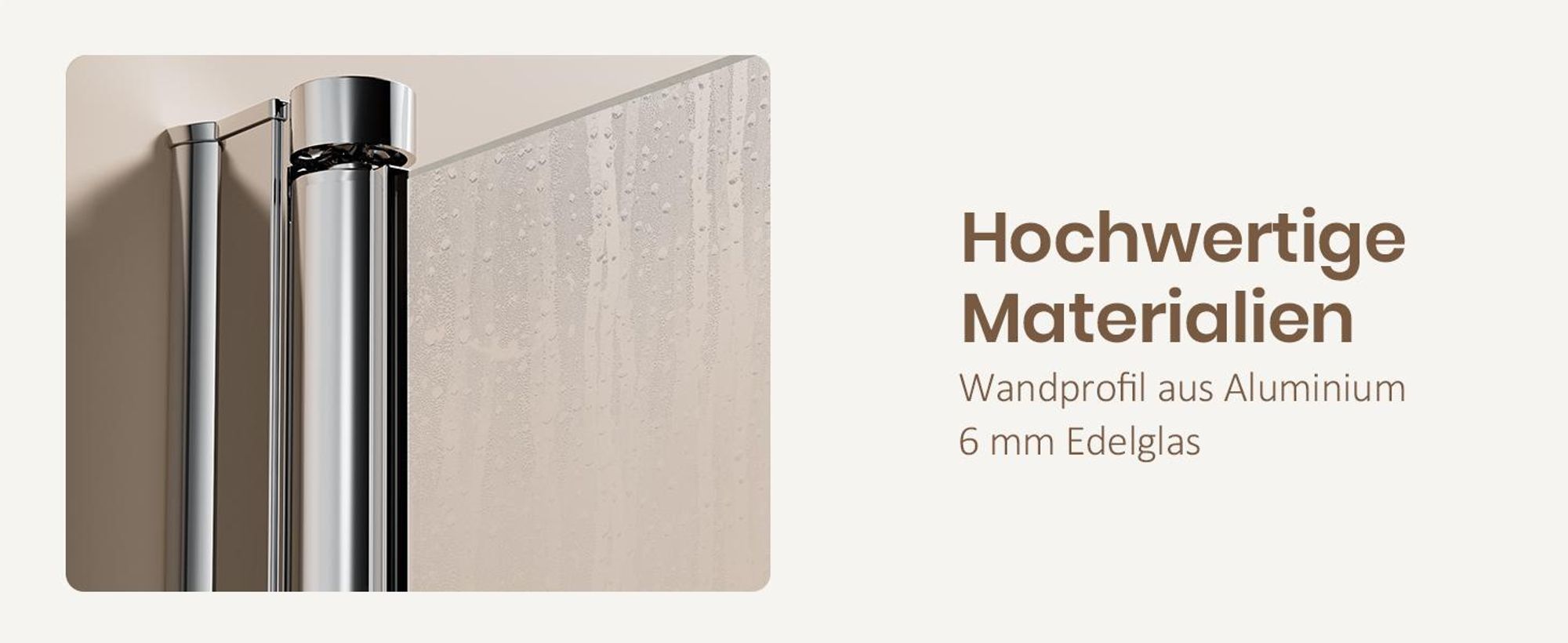 EMKE Duschtür 90x185cm Nische Pendeltür Falttür 1-teilig , 6mm ESG Sicherheitsglas Nischenduschtür mit Magnetprofil & Hebe-Senk-Funktion, Chrom