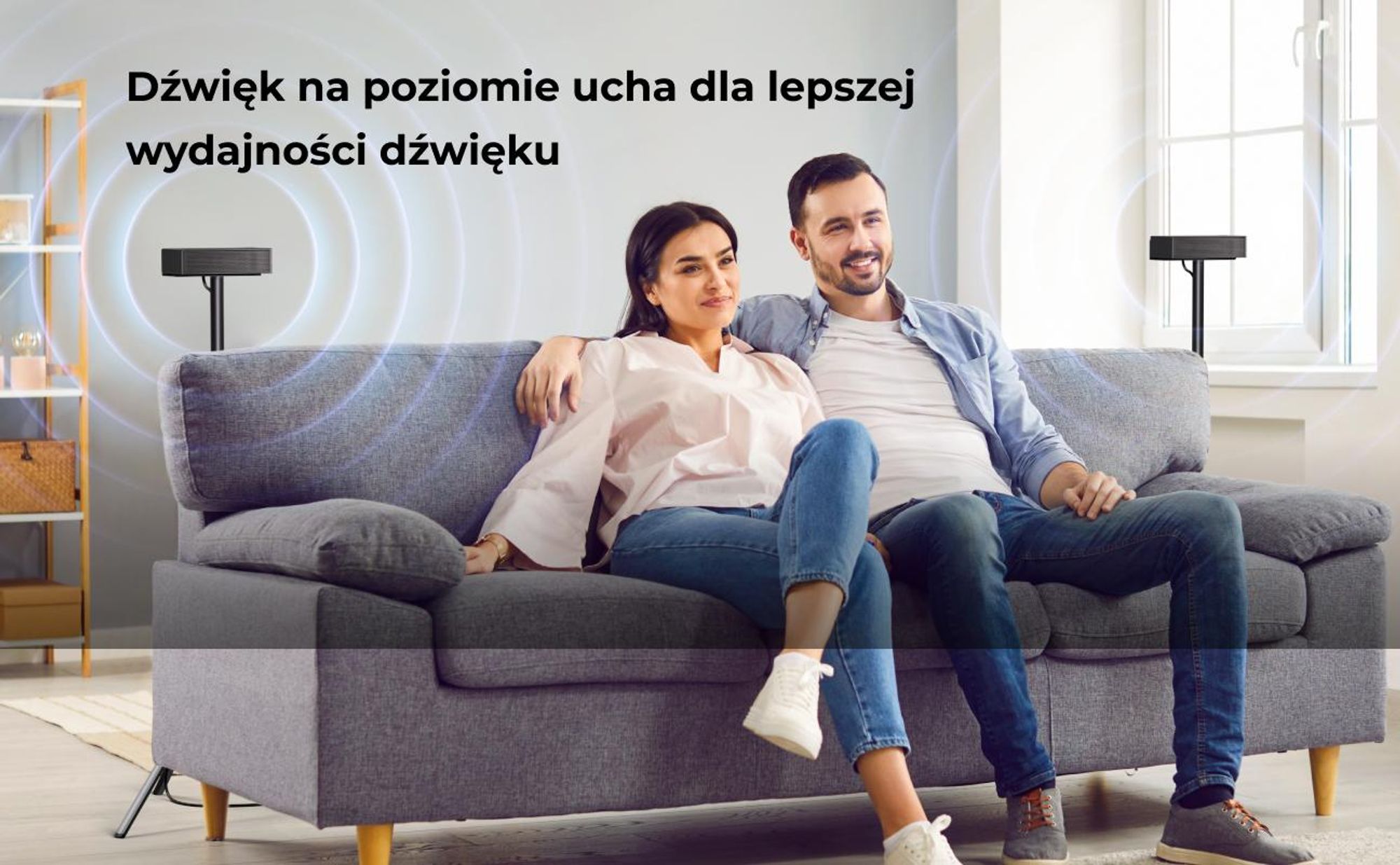 Steady S80 - 1 para podstawek pod głośniki soundbar Nova S80