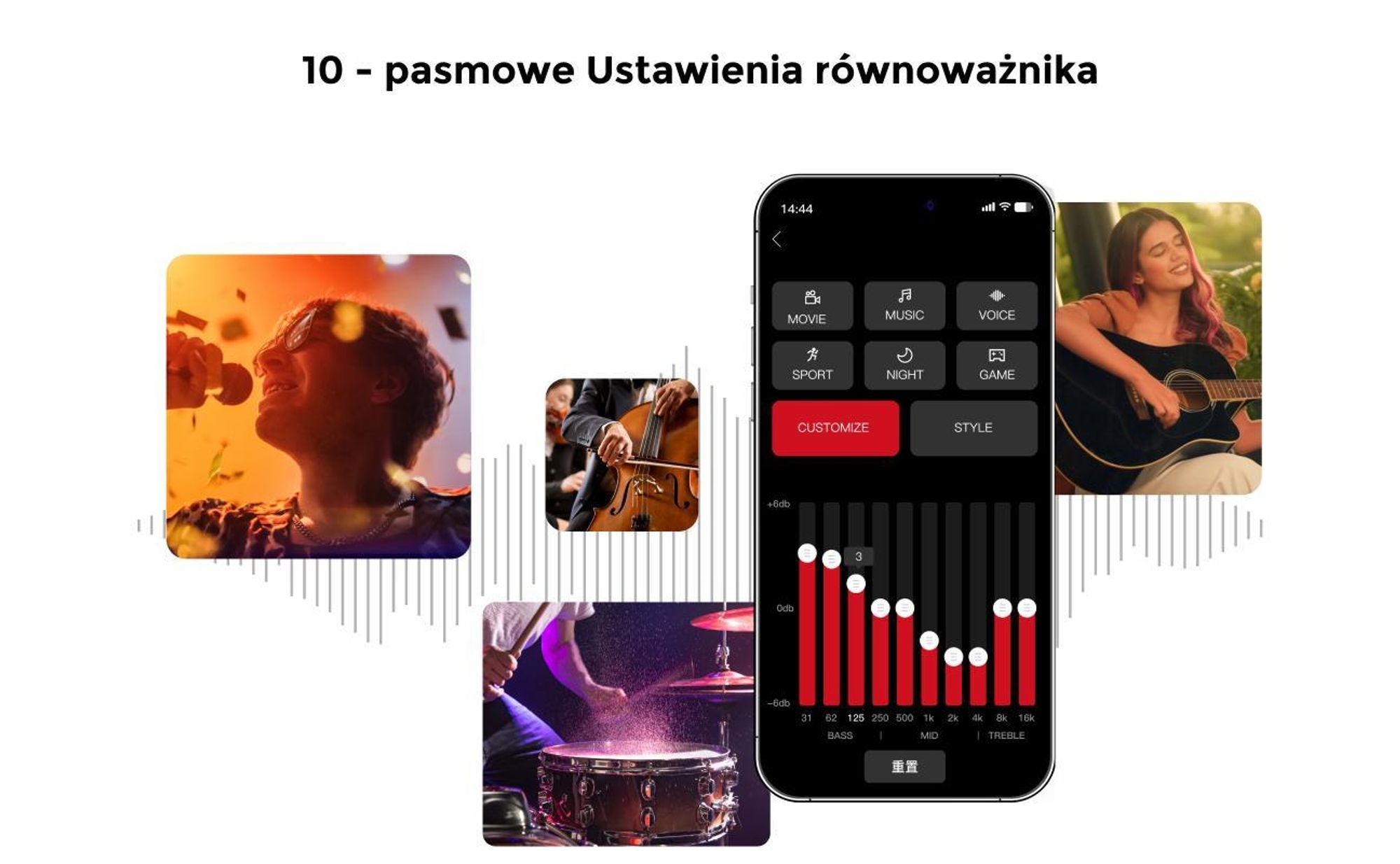 Ultimea Aura A60, 7.1 kan., 350 W, Dolby Atmos, Gra, Film, Muzyka, Noc, Sport, Głos, 98 dB, 75 dB