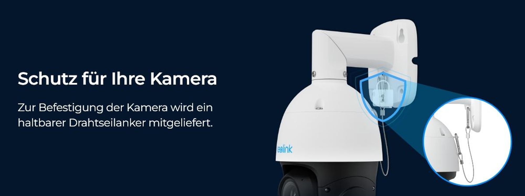 Reolink RLC-823S1, 4K 8MP PoE Überwachungskamera, 360° Abdeckung, 5X optischem Zoom, Auto-Tracking, Farbnachtsicht, Personen-/Fahrzeug-/Tiererkennung