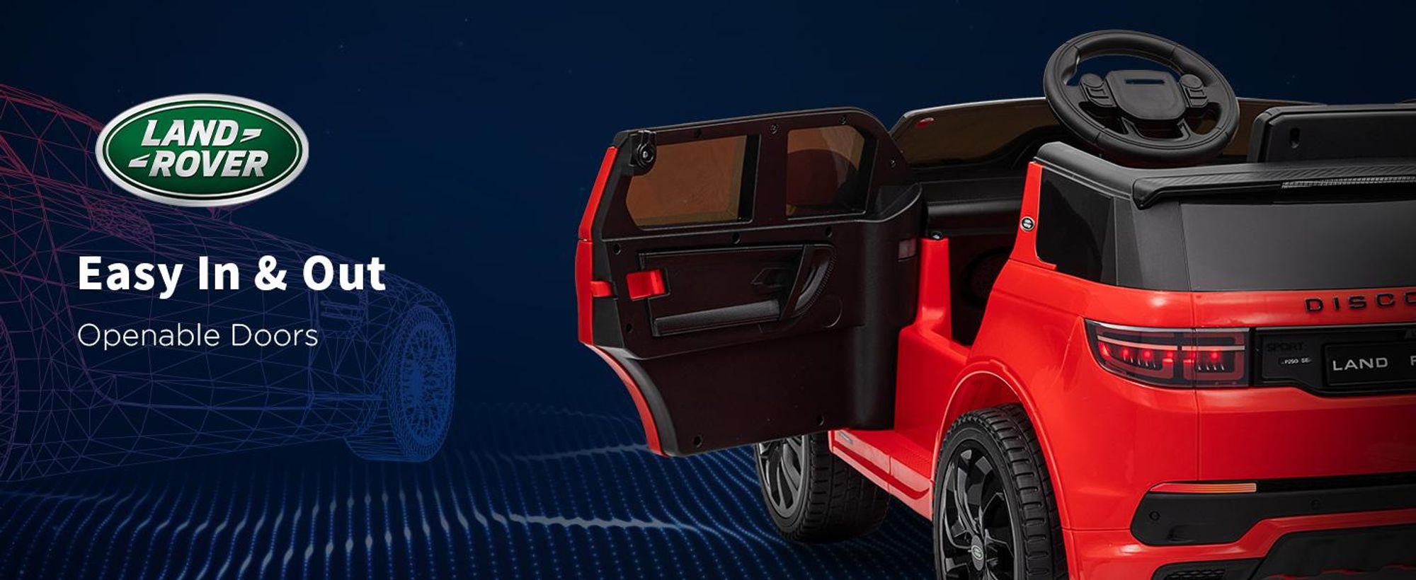 Samochód elektryczny dla dzieci AIYAPLAY 12 V z pilotem 2,4 GHz, muzyką, zasięgiem 3–5 km