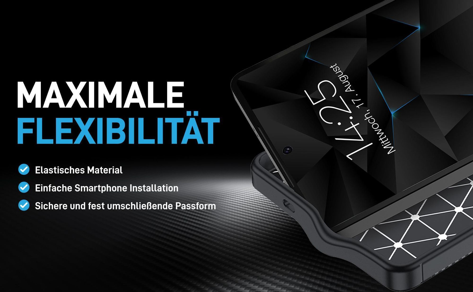 Flexbiles Smartphone Cover für Samsung Galaxy S25 Ultra mit perfekter Passform