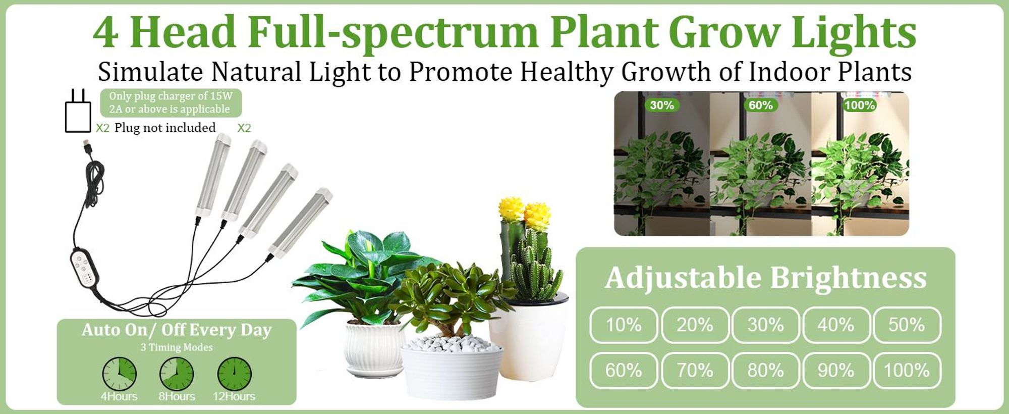 WISFOR Blumenständer mit Wachstumslicht, 8 Ebenen Blumentreppen mit 12 Ablagen, 177cm Hoch Pflanzenständer Metall Blumenregal für Indoor Balkon