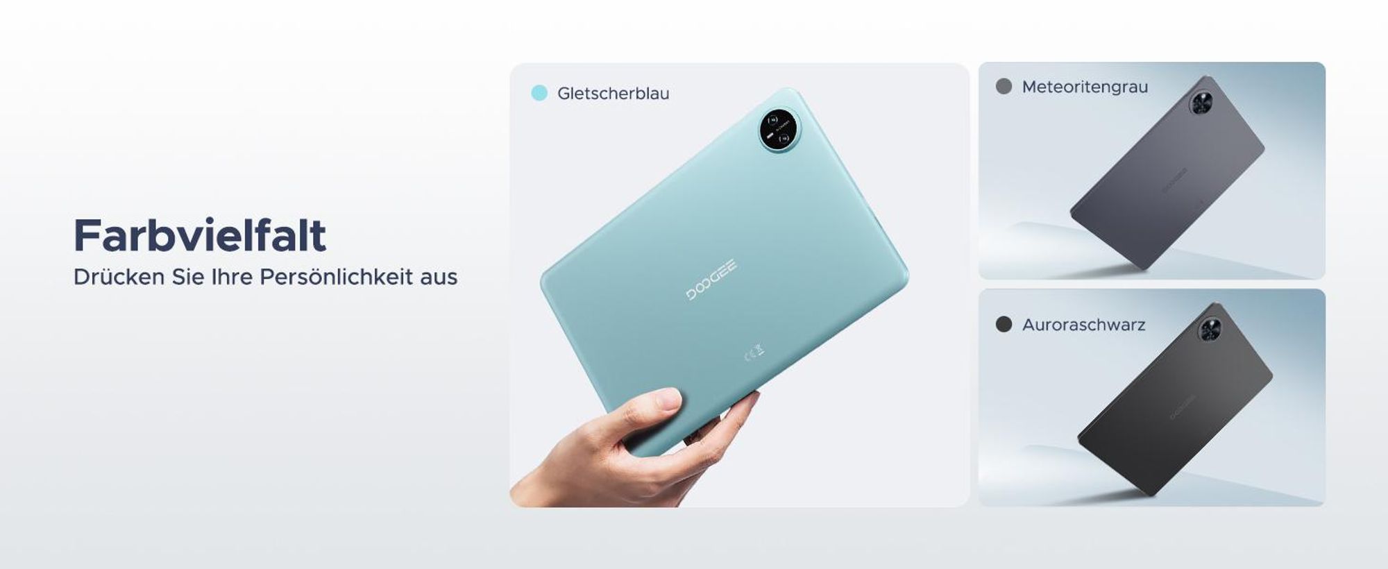 DOOGEE Tab A9 Pro Android 16, 10,1 Zoll, 20(4+16)GB+128GB(bis 2TB erweiterbar), WiFi 5, 6580mAh, Dual-Lautsprecher