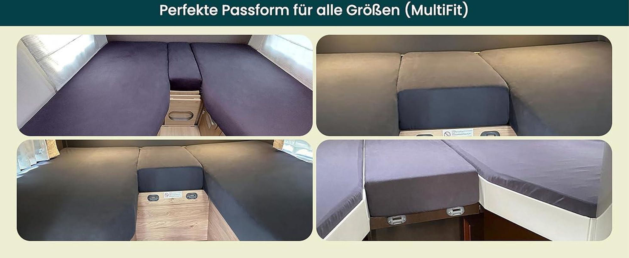 Das Set enthält zwei Jersey-Spannbettlaken.