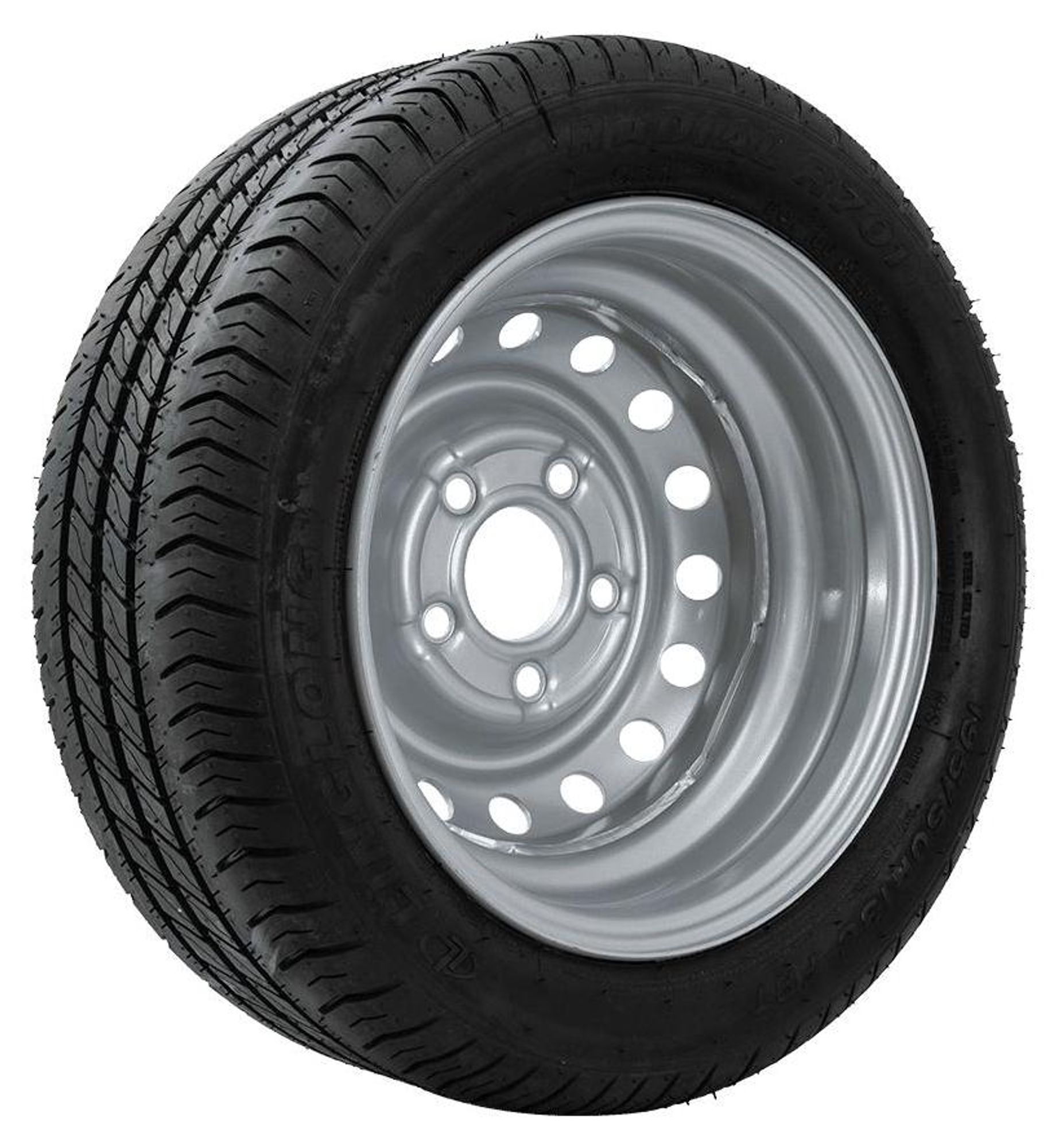 UNITRAILER Komplettrad 195/50 R13C für schwere Anhänger und Transporter