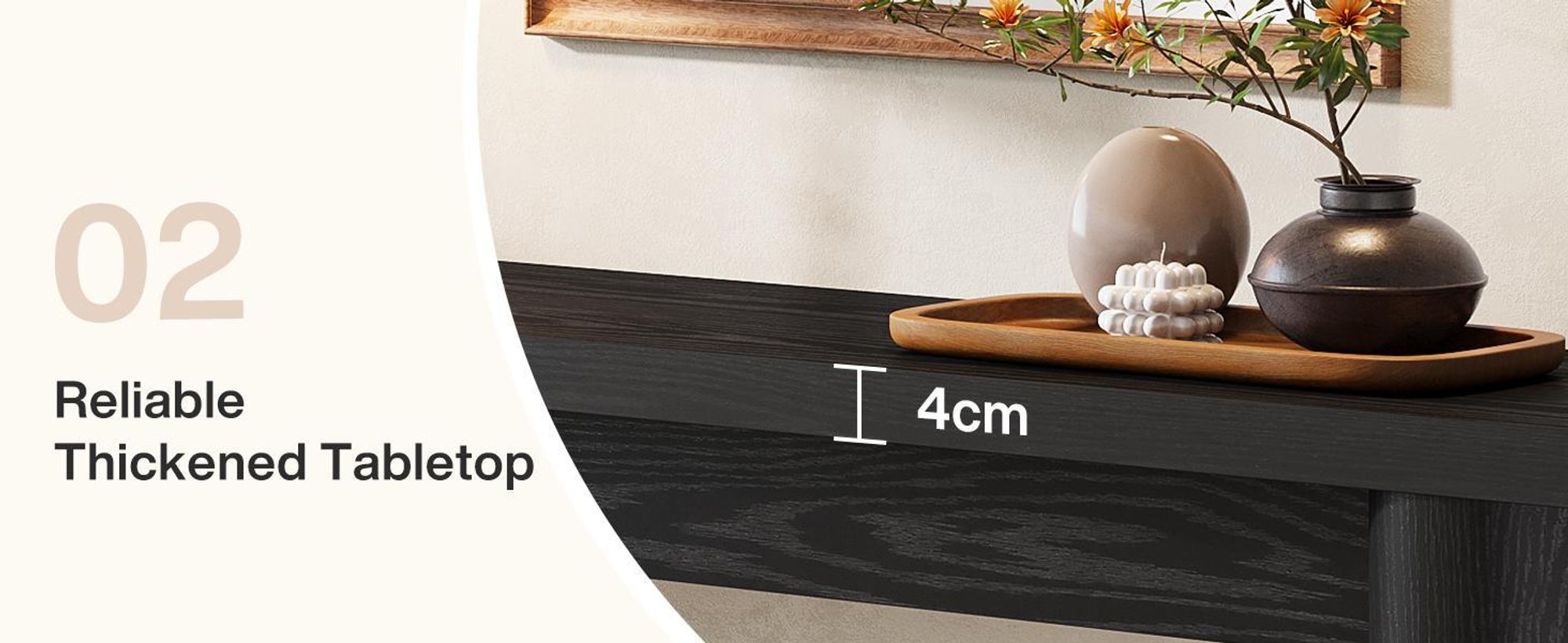 160 cm, konzolový stolík, dvojstupňový stolík v rustrálnom štýle vhodný do vstupnej haly
