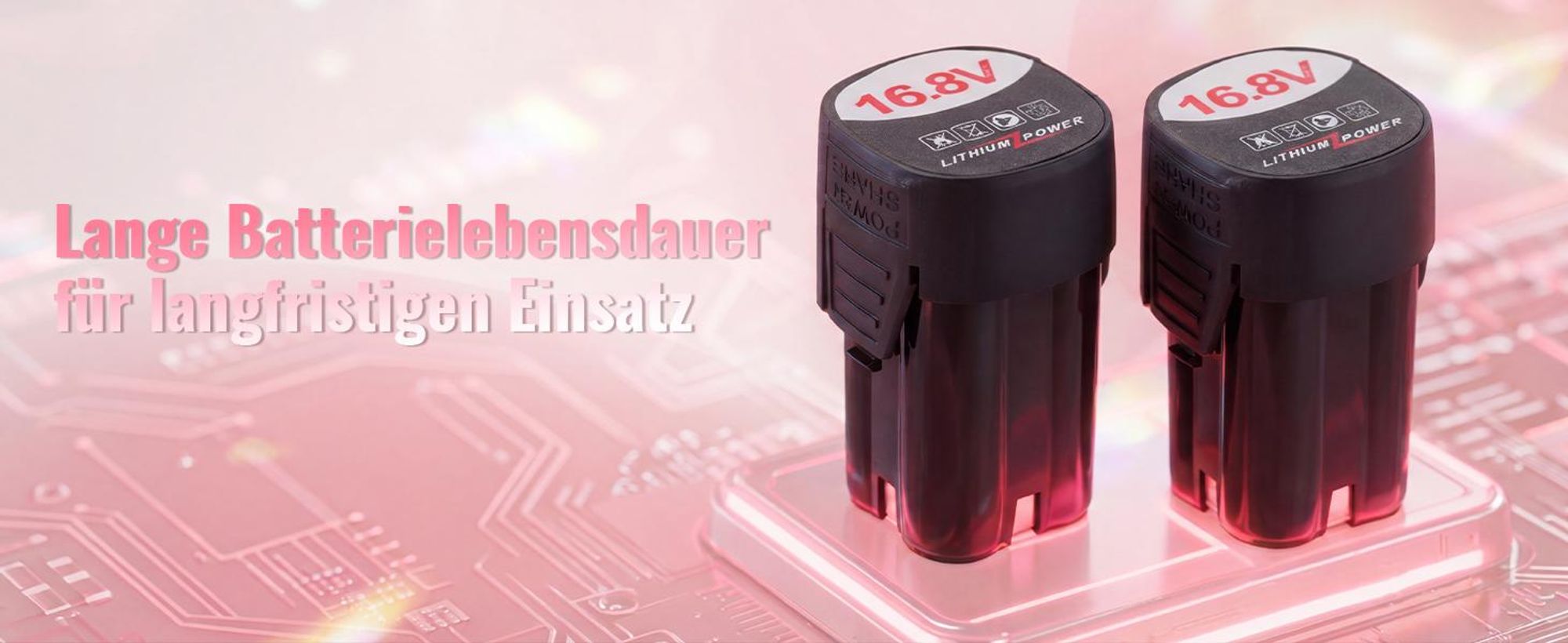Winkelschleifer TEENO 19.500 U/min – kabellose Schleifmaschine, 76 mm, Komplettset mit 2 Akkus 2000 mAh und 6 Scheiben – zum Schleifen, Polieren