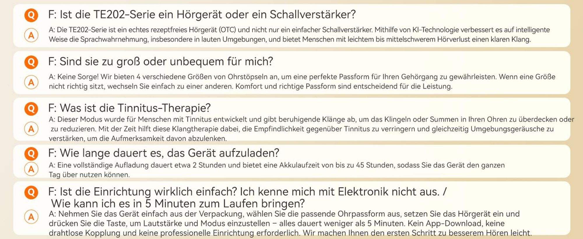 Retekess TE202 Hörhilfen, Wiederaufladbarer Digitaler Audioverstärker, 4-Fache Geräuschunterdrückung, HiFi-Audio mit 32 Kanälenm,für senioren Familien