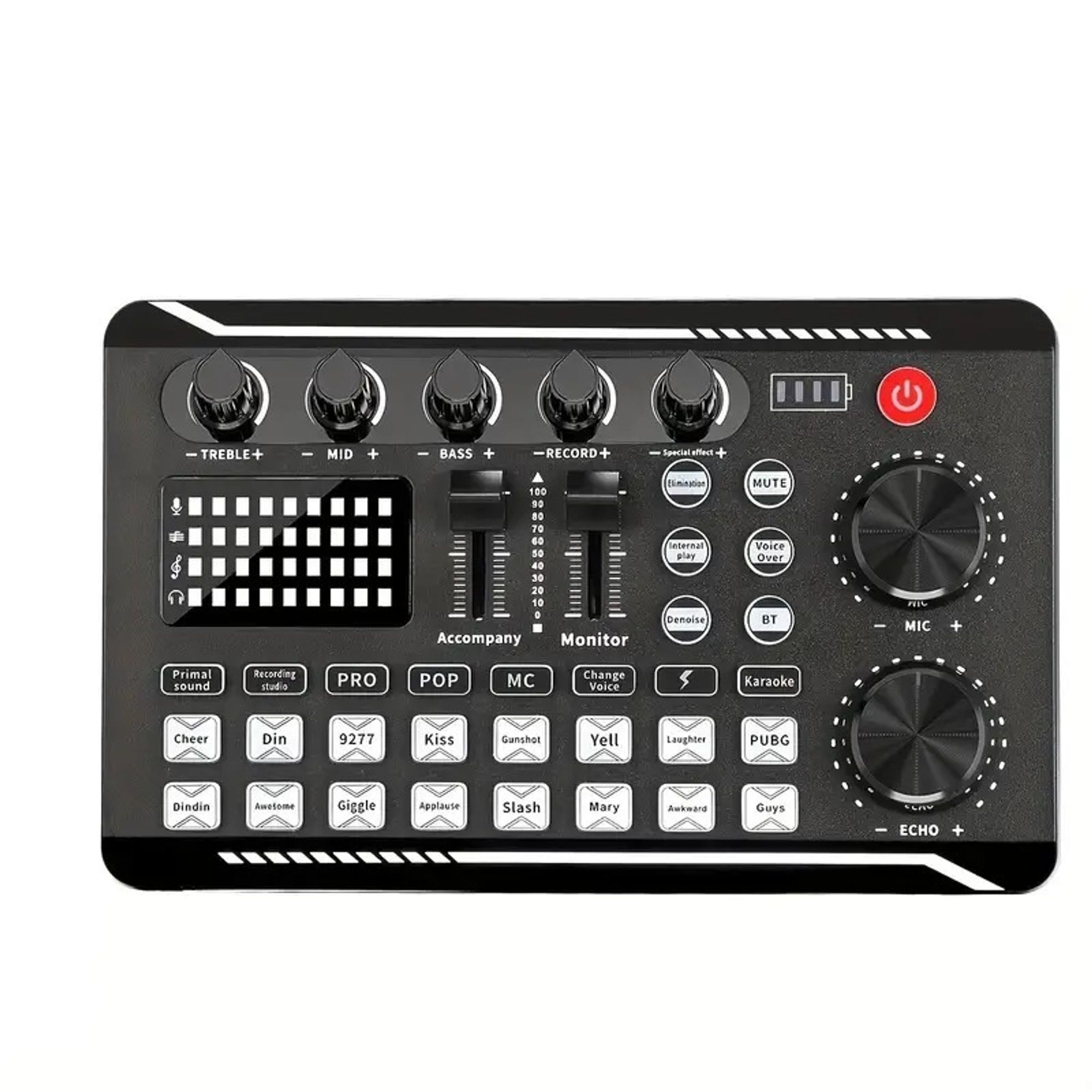 ZELURXX Kondensator Mikrofon Set mit Arm & Soundkarte – Ideal für Podcast, Streaming & Gaming, F998+Gold