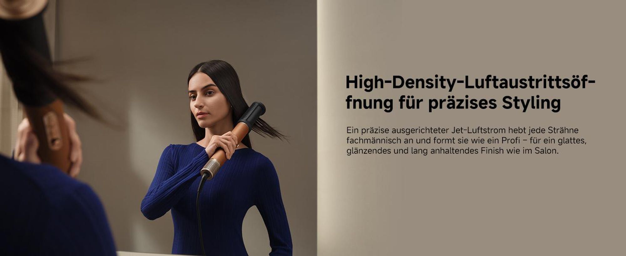 DREAME AirStyle Pro,7in1 Multistyler,Schnelltrocknend,2Lockenaufsätze,Volumen für das Haar,glättende Bürste,Kräusel Reduzierung,2026Neue Version,Braun