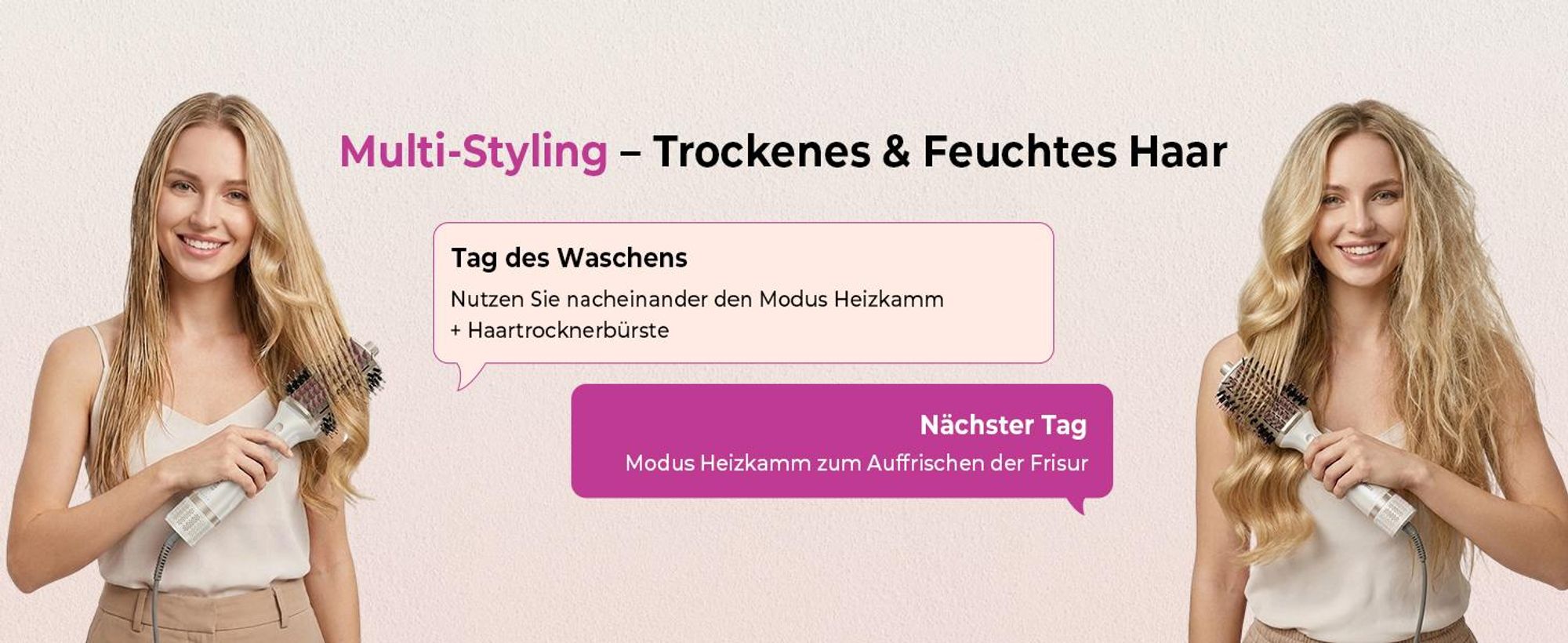 GOMYTH V1 – Die 5-in-1 Styling-Bürste für professionelle Ergebnisse zu Hause