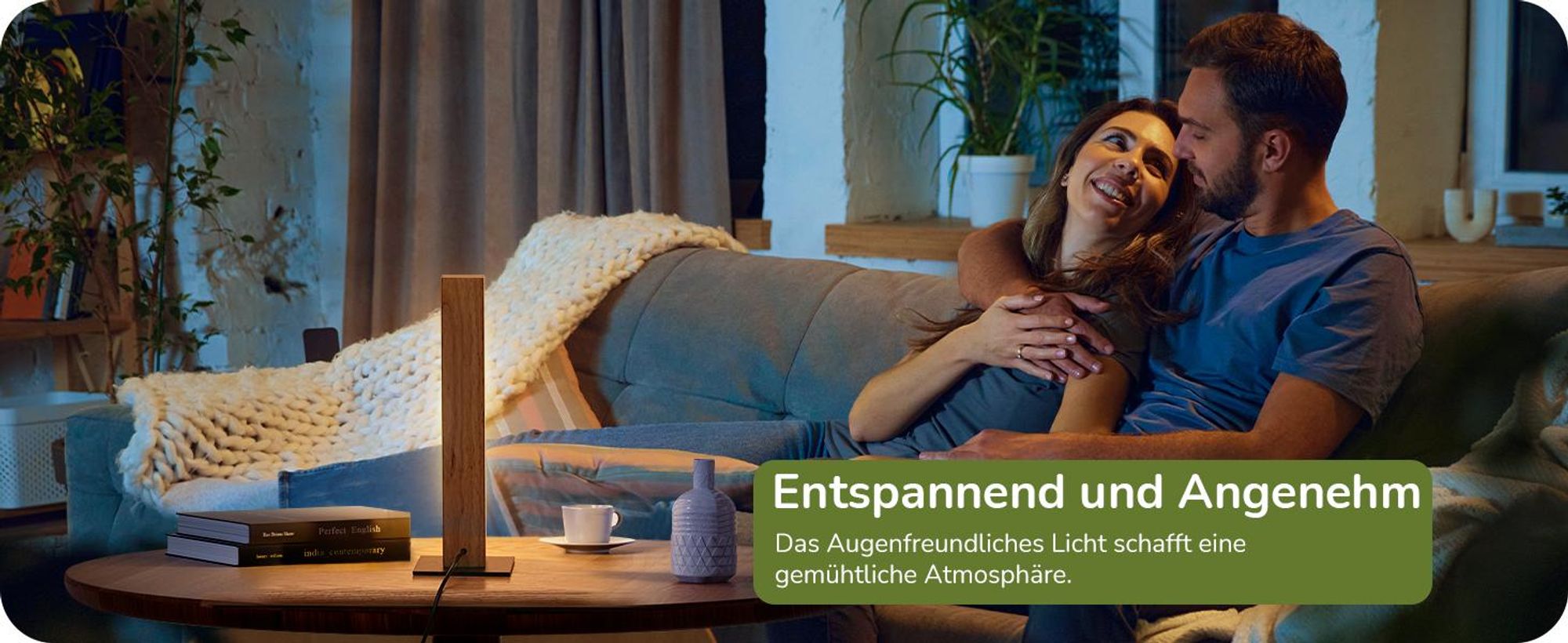 EDISHINE LED Tischlampe Holz, Nachttischlampe Touch Dimmbar, Speicherfunktion