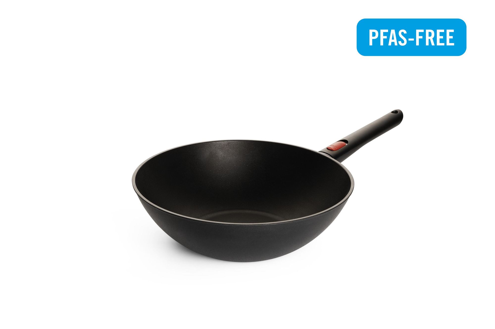 Woll Eco Lite QXR Wok: abnehmbarer Stiel, Ø 30 cm, 10 cm hoch, Alle Herdarten inkl. Induktion
