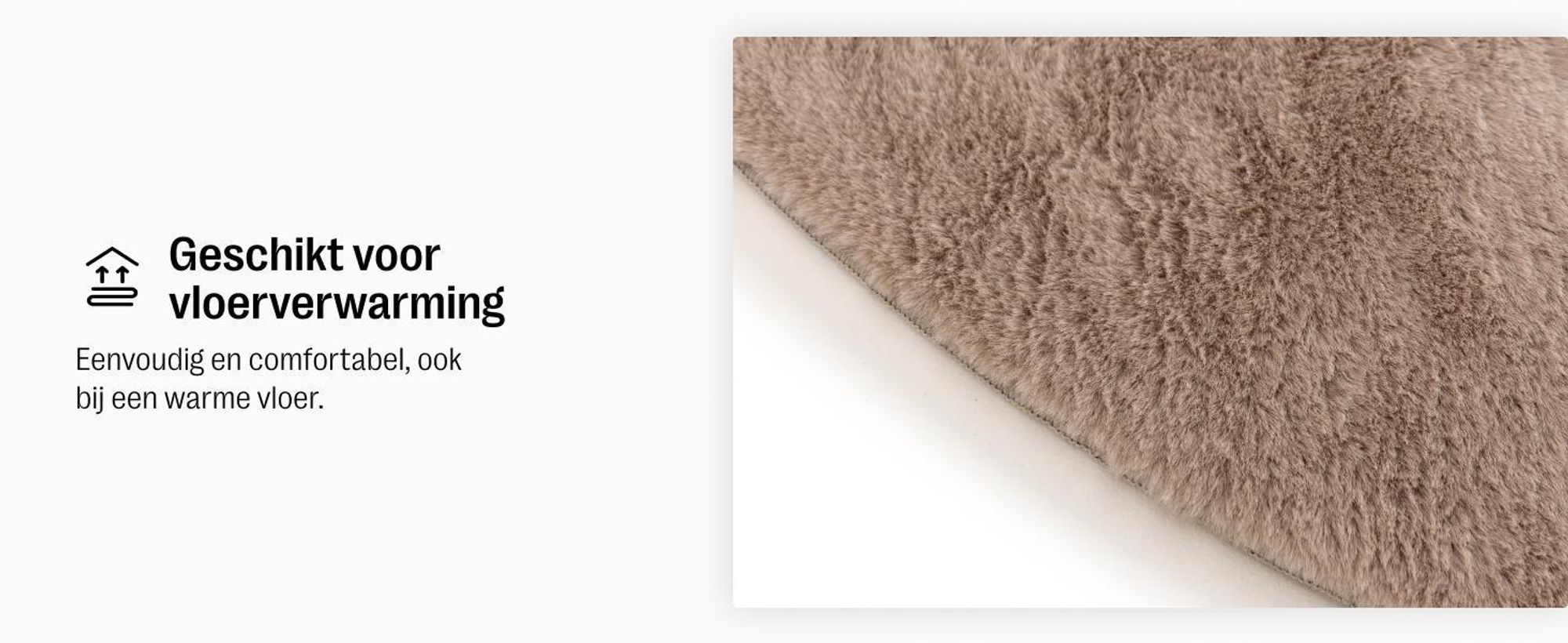 benuta vloerkleed woonkamer Furry Crème 80x300 cm Vachtkleed Woonkamerkleed Loper Antislip Wasbaar Hoogpolig Zacht Pluche Shaggy