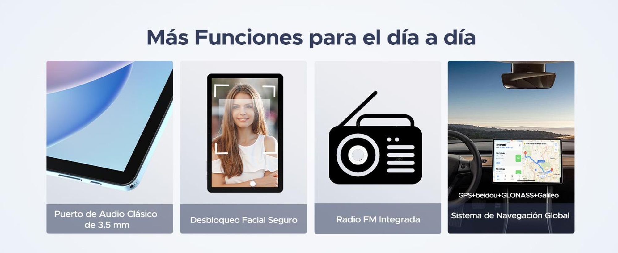 POCKAM P10 PRO, 48 (8+40) GB + 128 GB, 10 pulgadas, Android 16, batería de 8800 mAh, incluye teclado, ratón, lápiz óptico, funda, etc., Bluetooth 5.0, Wi-Fi 5G, Gemini AI, conector de auriculares de 3.5 mm