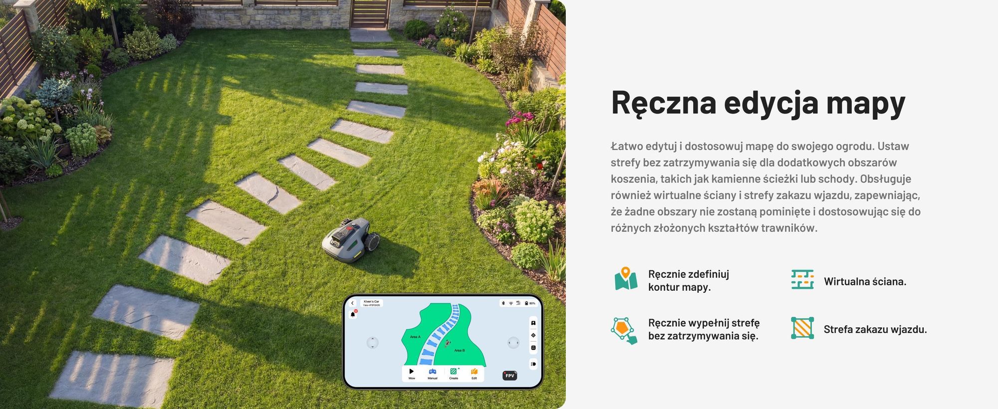 Robotická sekačka Mammotion YUKA Mini 2 800 s garáží, bez kabelu, do 800 m², DropMow, automatické mapování, sečení okrajů, 4G-Modul, APP