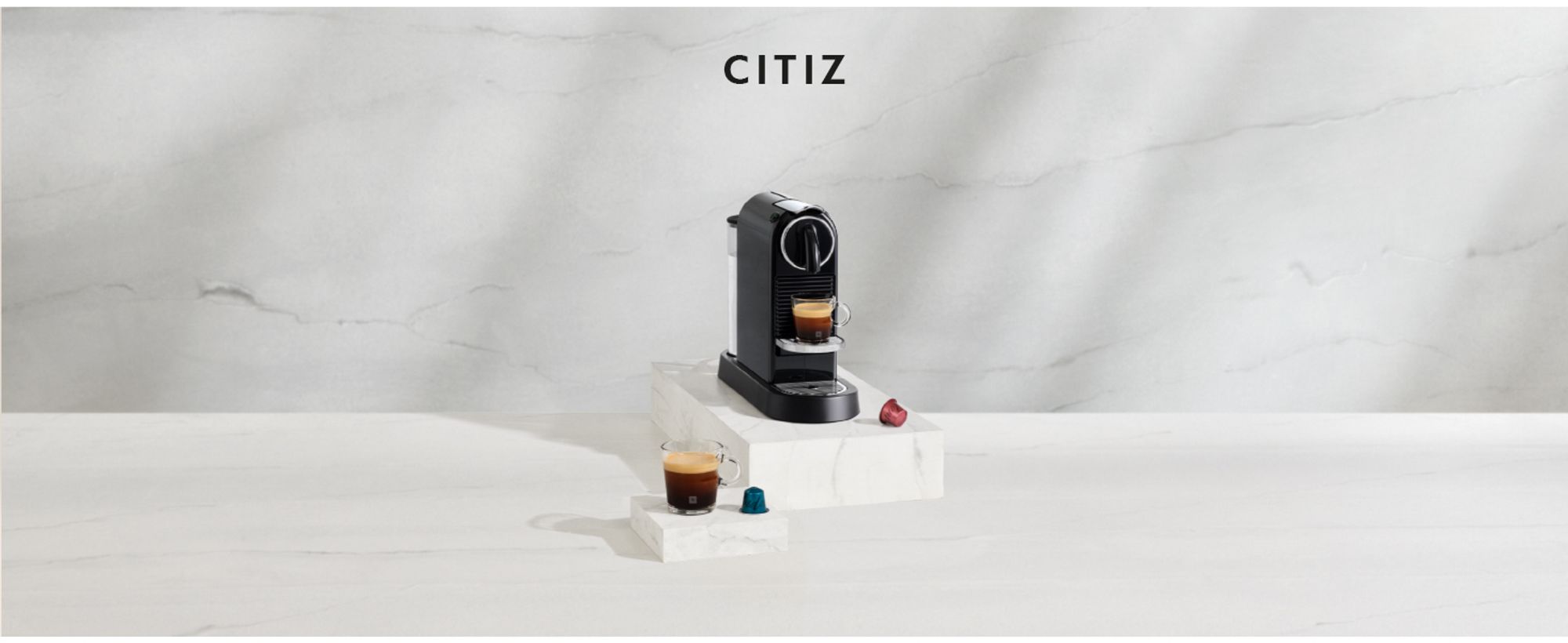 NESPRESSO ORIGINAL CitiZ | Kaffeekapselmaschine von Krups | Rot