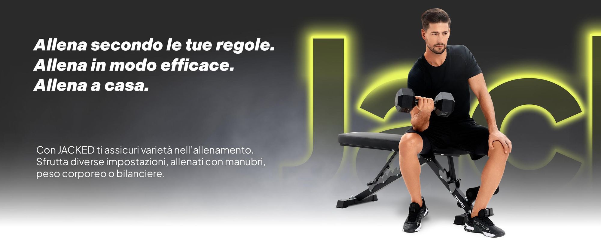 Panca pesi pieghevole Zipro Profi Jacked – Panca inclinata regolabile e panca negativa (7+3 livelli) Imbottitura extra spessa Panca da allenamento resistente per la casa