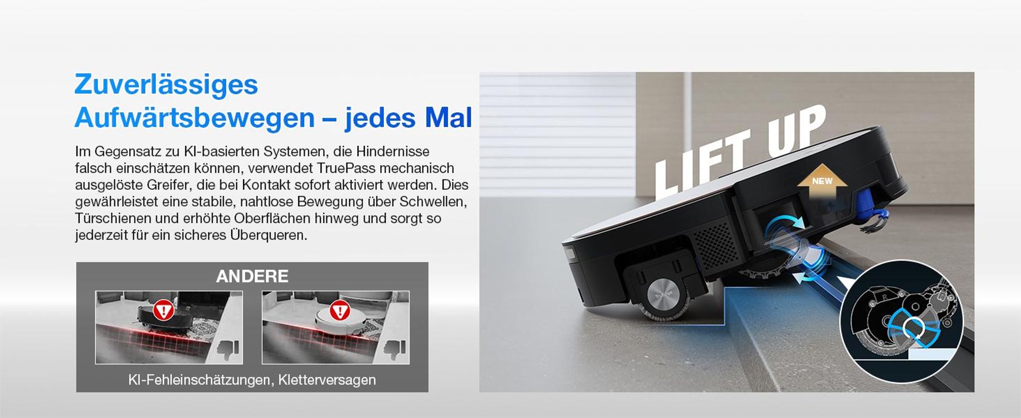 ECOVACS X11 PRO OMNI Staubsauger Roboter mit Wischfunktion, Blast + 19.500 Pa, ultraschnelles Akkuladen, OZMO Roller 2.0, Klettern max. 4 cm Höhe