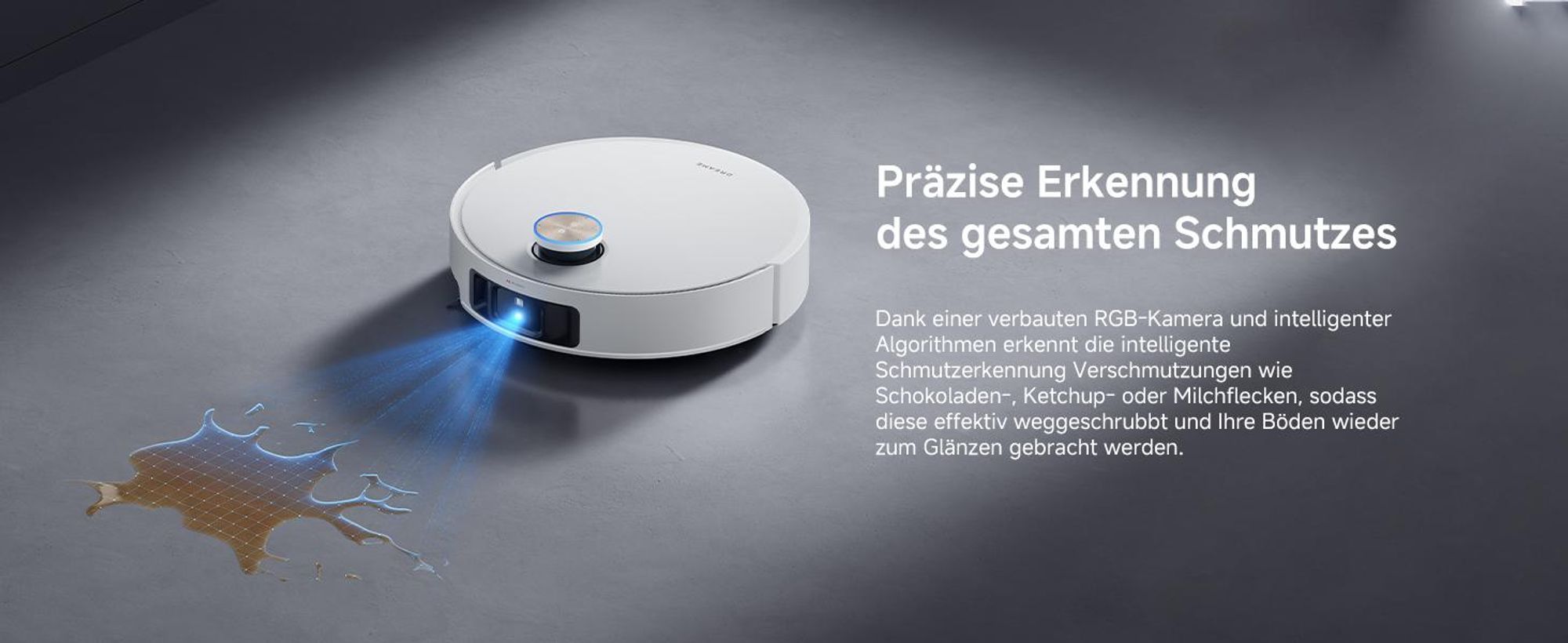 Dreame L50 Pro Ultra Staubsauger Roboter mit Wischfunktion,19500Pa Saugkraft,360°LiDAR Navigation,KI-Hindernisvermeidung,Selbstreinigend,Anti-Tangle