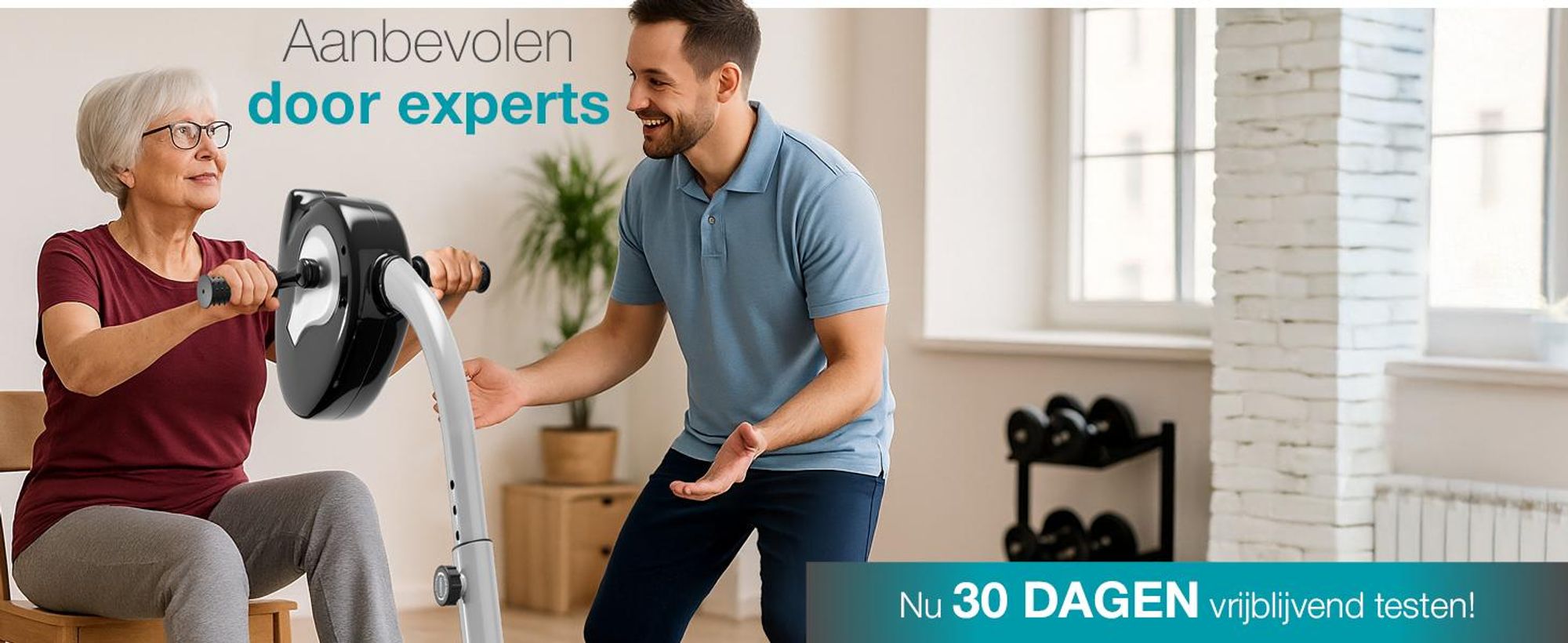 ELONEO 2-in-1 arm- en beentrainer met motorondersteuning, elektrische hometrainer met verstelbare hoogte, voor passieve en gewrichtsvriendelijke training van armen en benen