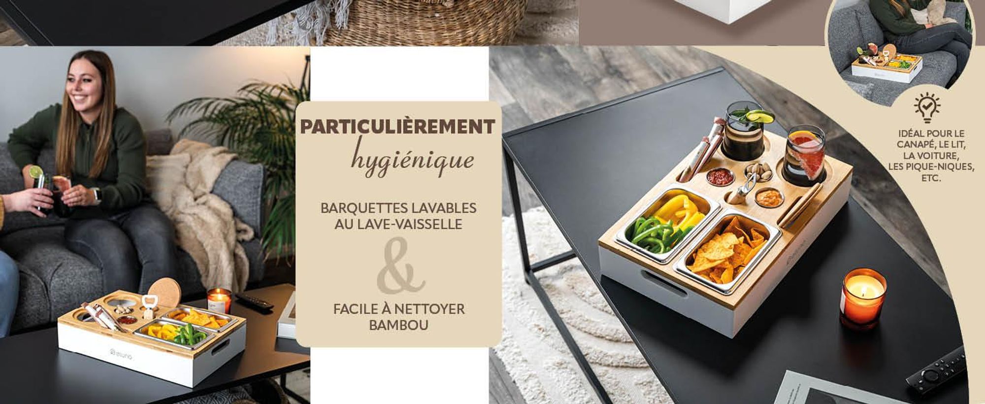 Canapé-bar dans le salon