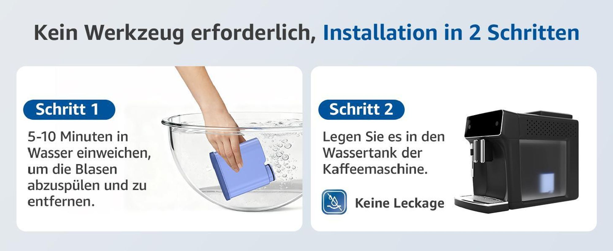 Maxblue Ersatzwasserfilter Kompatibel für Philips® AquaClean® CA6903/10 CA6903/22 CA6903 Kalkfilter (4)