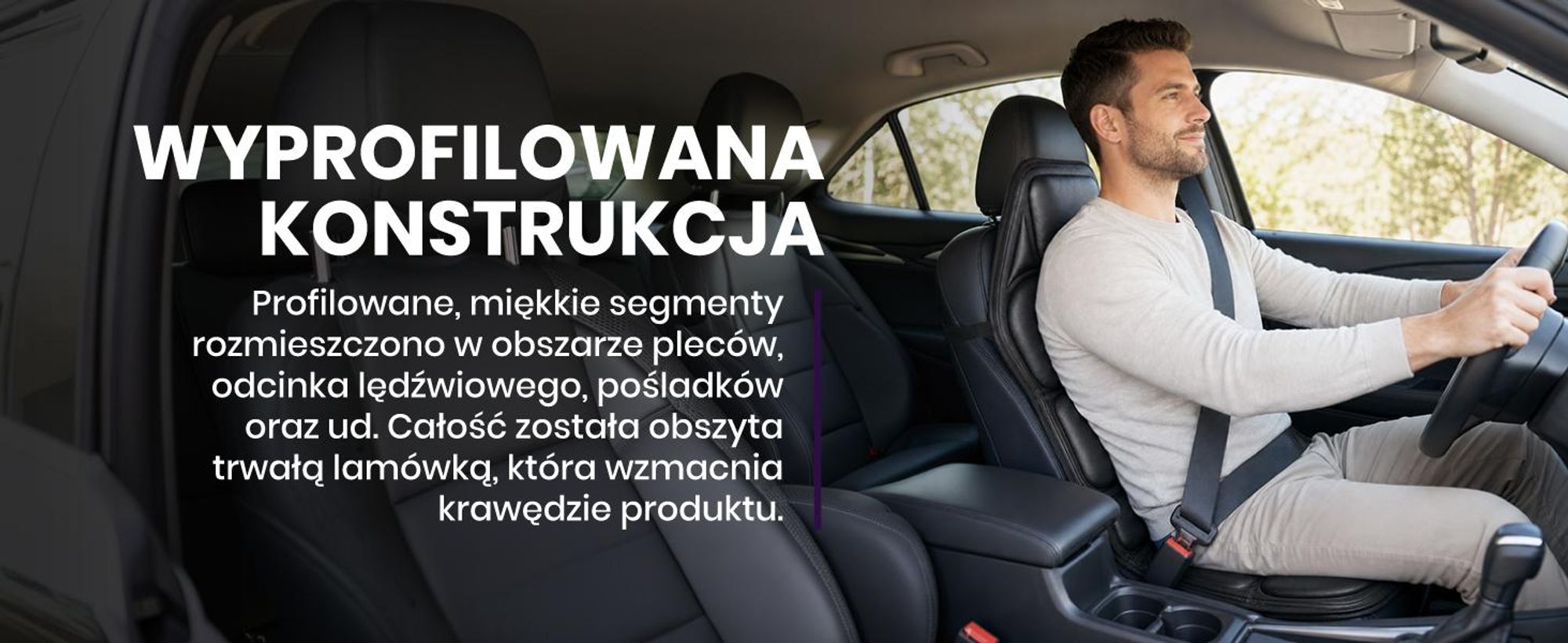 Mata Masująca do Masażu na Fotel Wibracyjna z Funkcją Grzania do Samochodu SeatVibe Lux