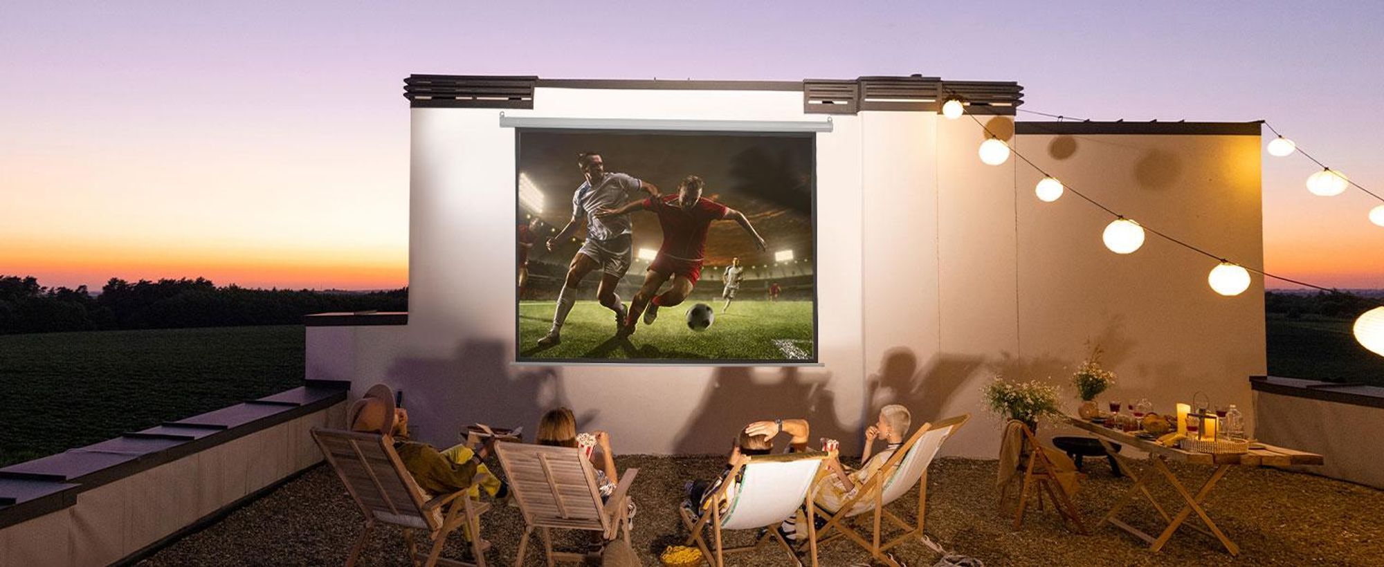 Ekran projekcyjny HOMCOM 171 x 130 cm, 84 cale, 4:3, HD, 4K, ekran projekcyjny, silnik elektryczny, z pilotem, do kina domowego lub prezentacji, biały