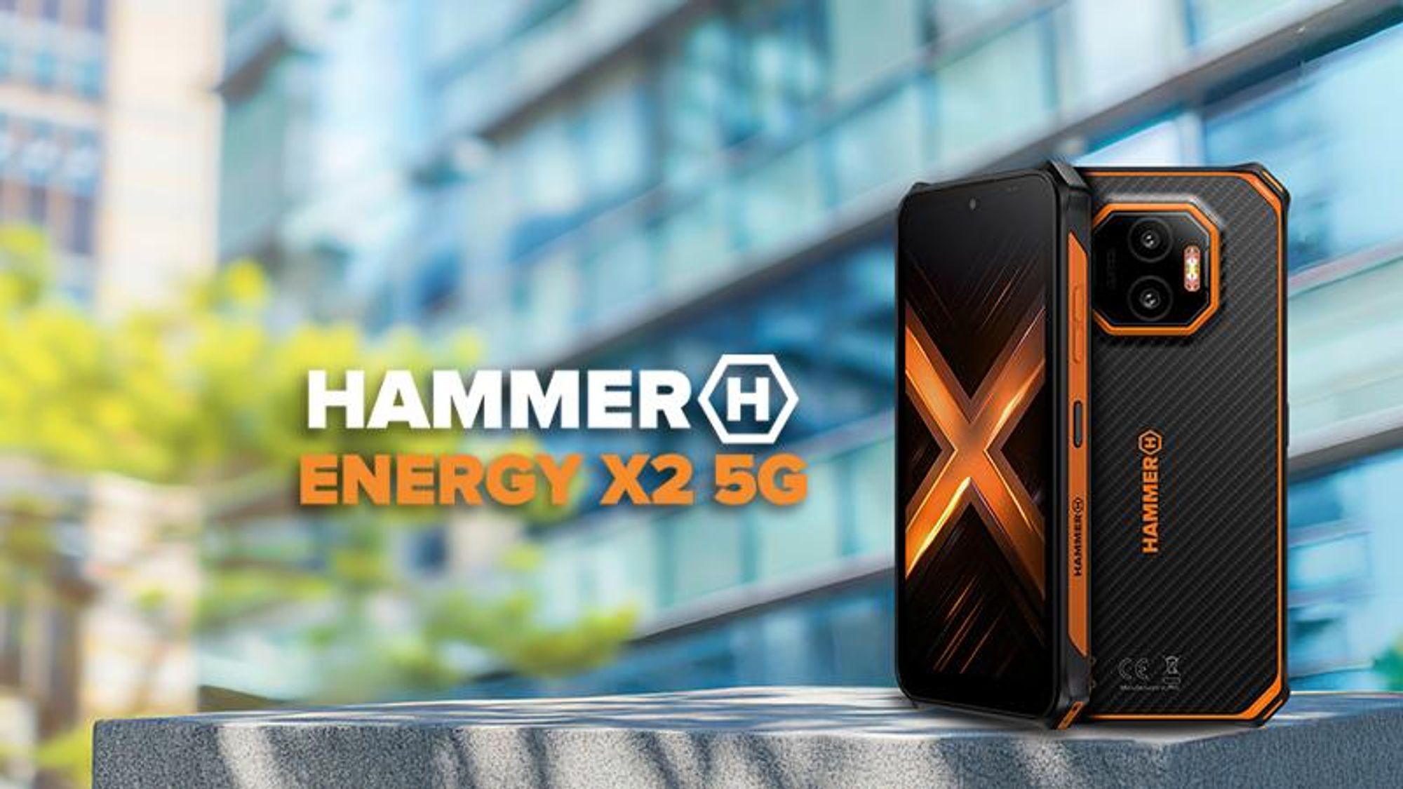 HAMMER ENERGY X2 5G LTE 6/128 GB – robustes WASSERDICHTE SMARTPHONE MIT VERST