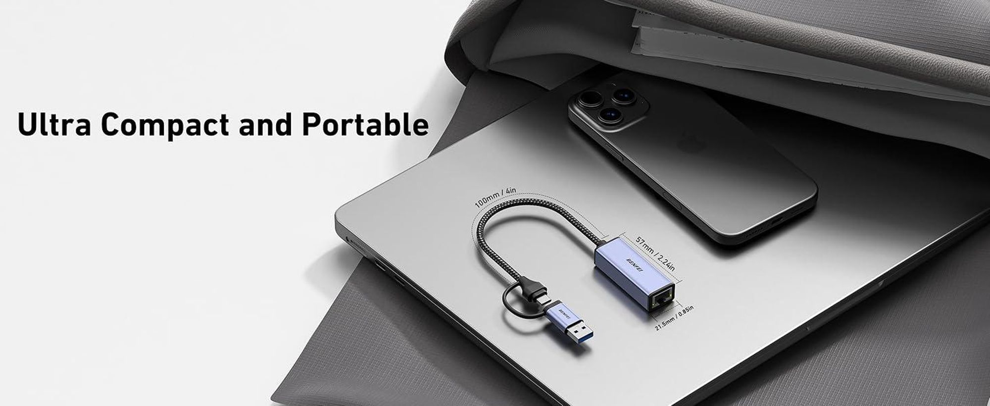 BENFEI kabeladapter USB 3.0/USB C auf Gigabit Ethernet Adapter LAN Netzwerk
