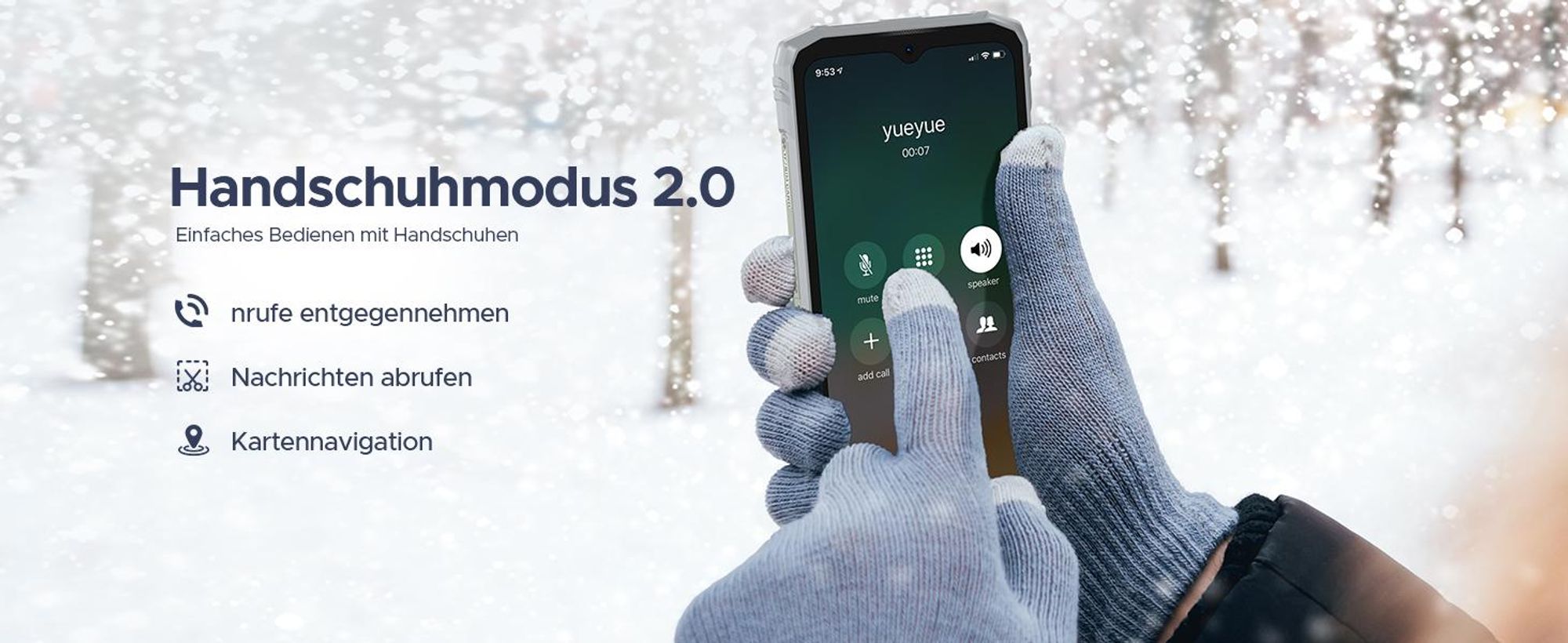 DOOGEE Blade10 Ultra Energy Outdoor Smartphone Handy, Android 16, IP68/IP69K, 6,56" 90Hz, 6150mAh, 36+128GB, 64MP, NFC, Fingerabdruck, ohne Vertrag