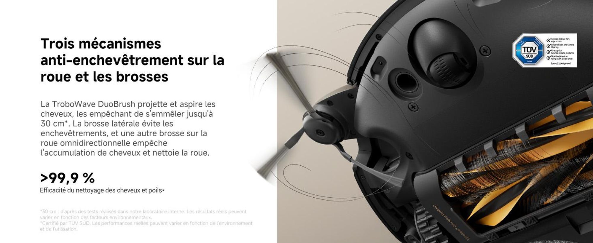 MOVA V50 Ultra Complete Robot Aspirateur Laveur, Vidage Automatique, 24 000 Pa, Lavage Thermique DuoSolution, Navigation FlexiRise, StepMaster, Noir
