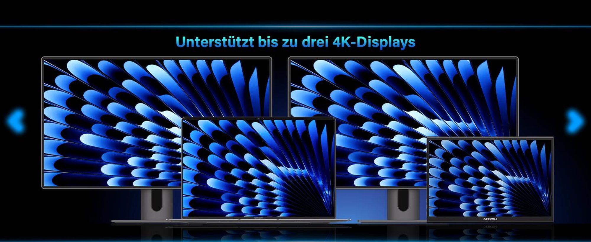 GEEKOM GeekBook X14 Pro Laptop, 999 g Ultraleicht, 14" 2.8K OLED, Ultra 9-185H, 32GB LPDDR5x RAM 7500MT/s, 1TB SSD, 2X USB4, Fingerprint & Webcam