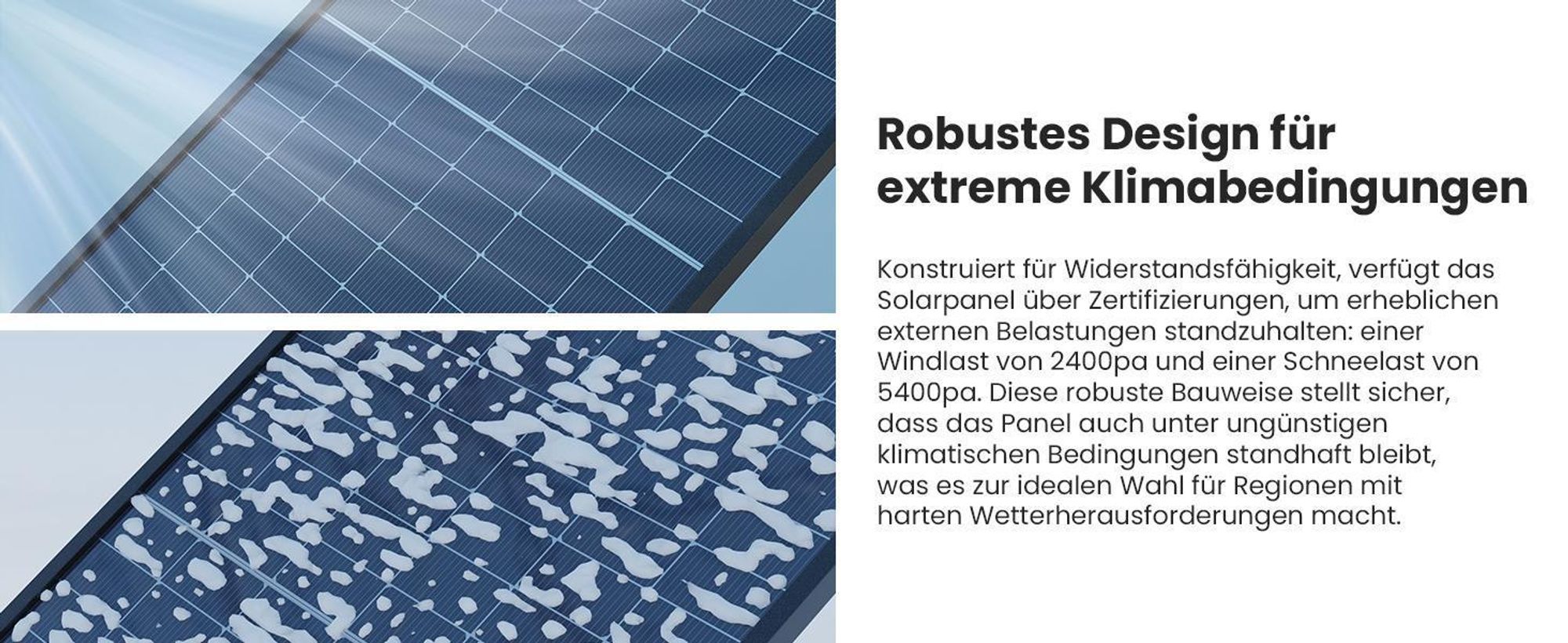 Powerness® 4x 500Wp Full Black Bifazial Glas-Glas Solarmodule, 2000Wp Bifazial PV Panel für Balkonkraftwerk (0% MwSt)
